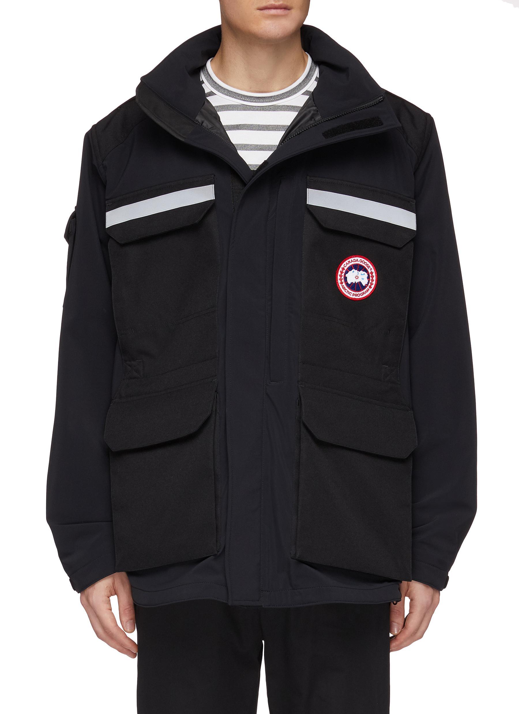 Canada Goose Goose 'photojournalist' Retractable Hood Reflective Trim