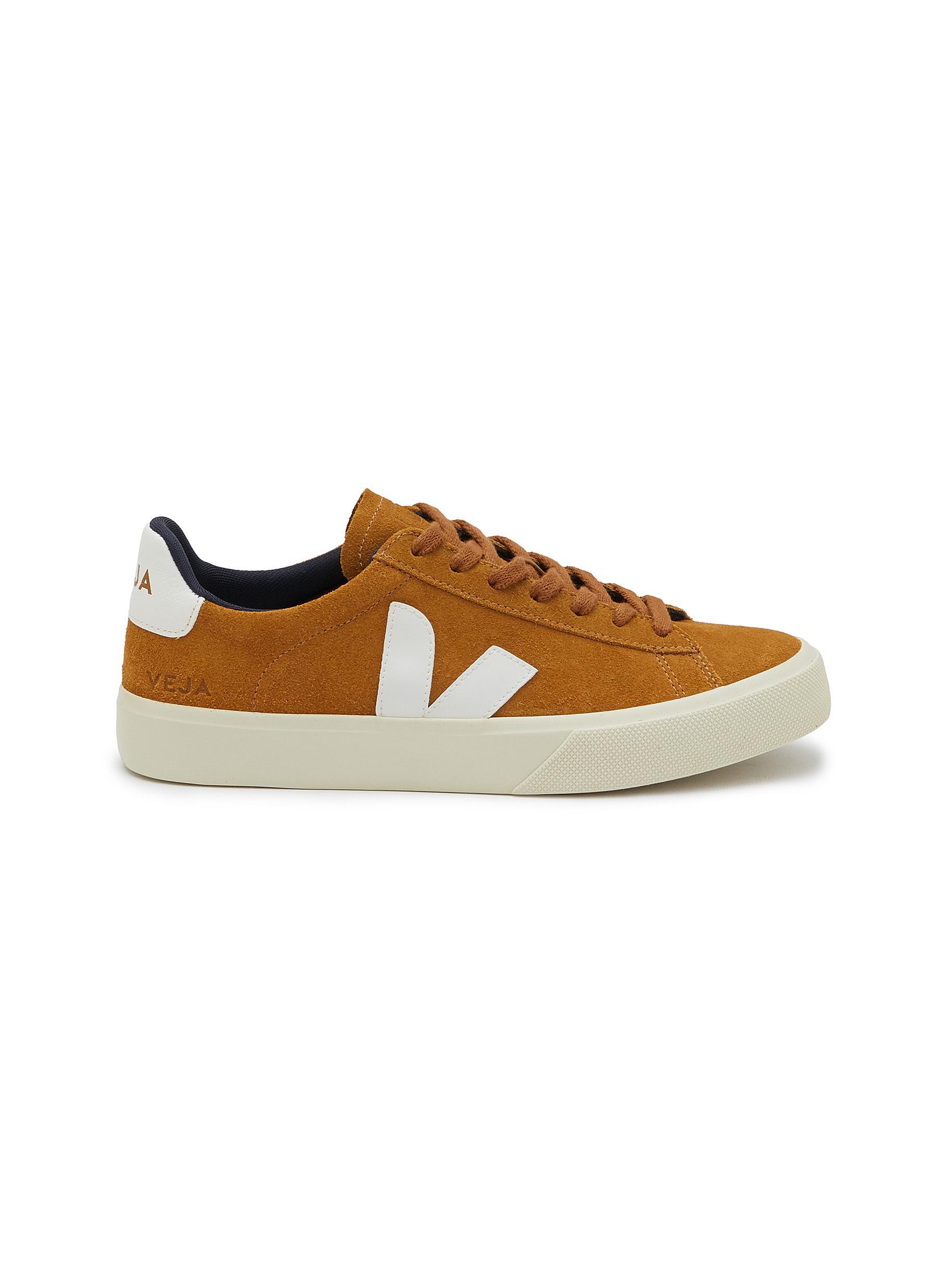 Veja 'campo' Suede Low Top Lace Up Sneakers in Brown | Lyst