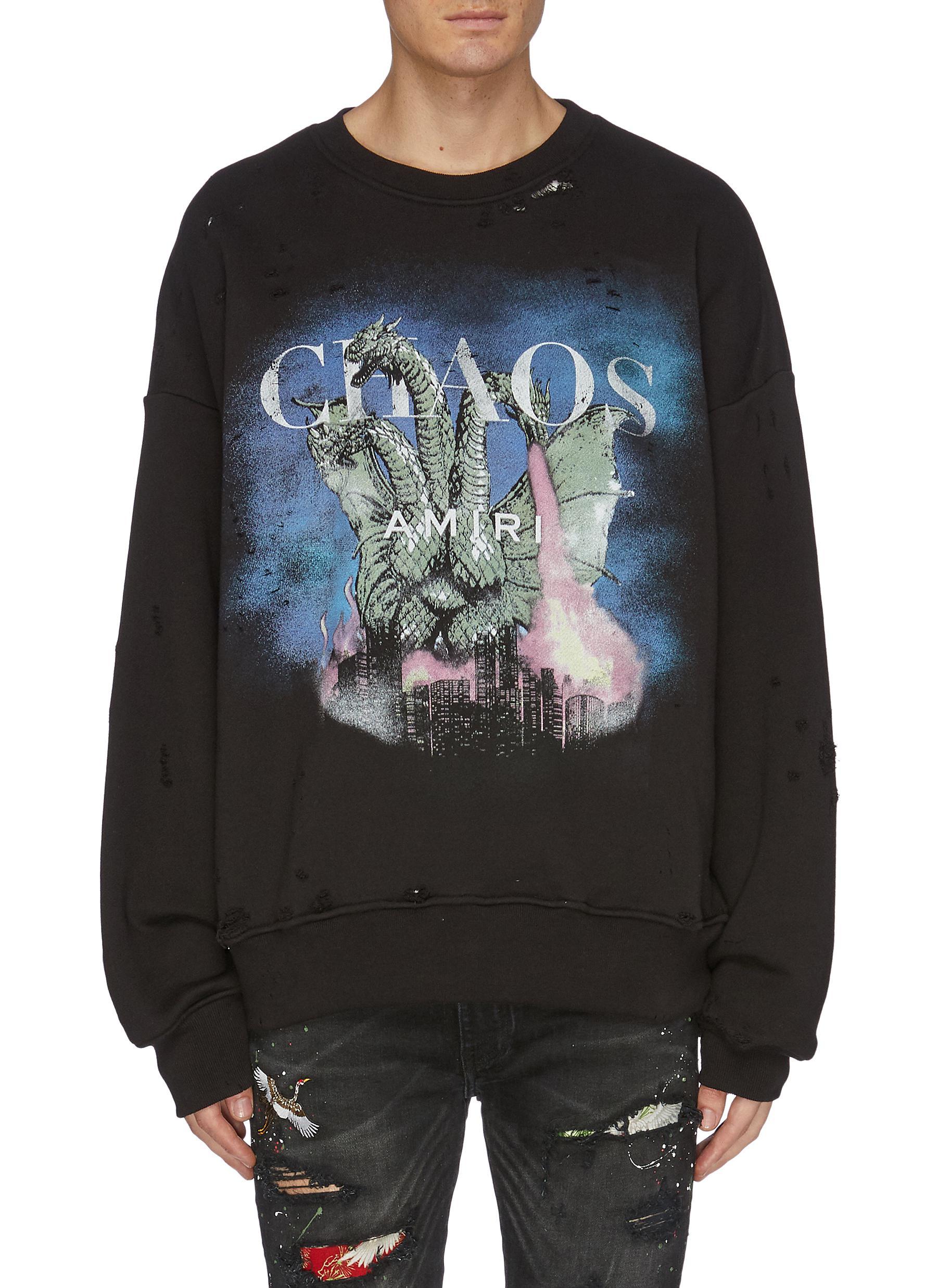 amiri chaos sweatshirt