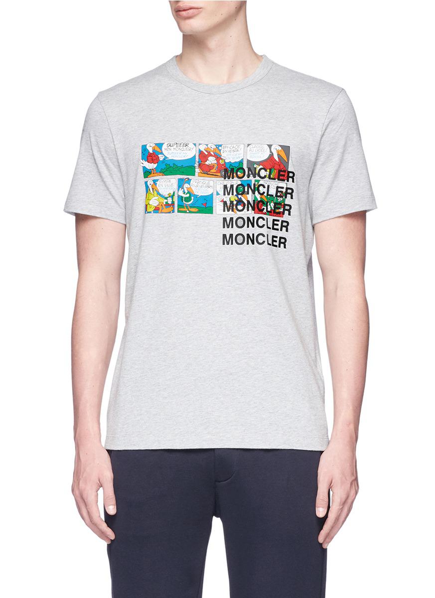 Moncler Goose Comic Strip Print T-shirt 