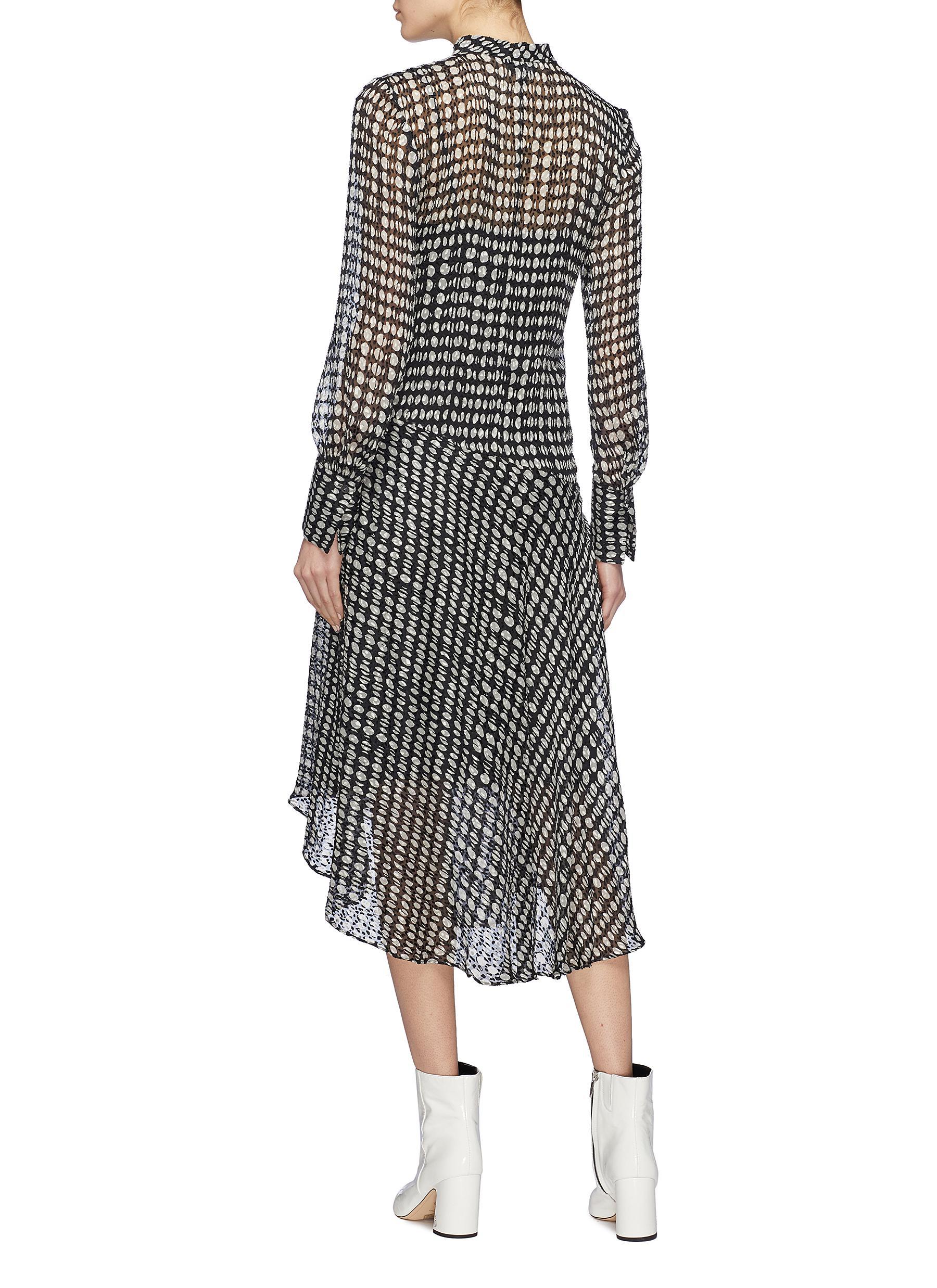 theory scarf wrap dress