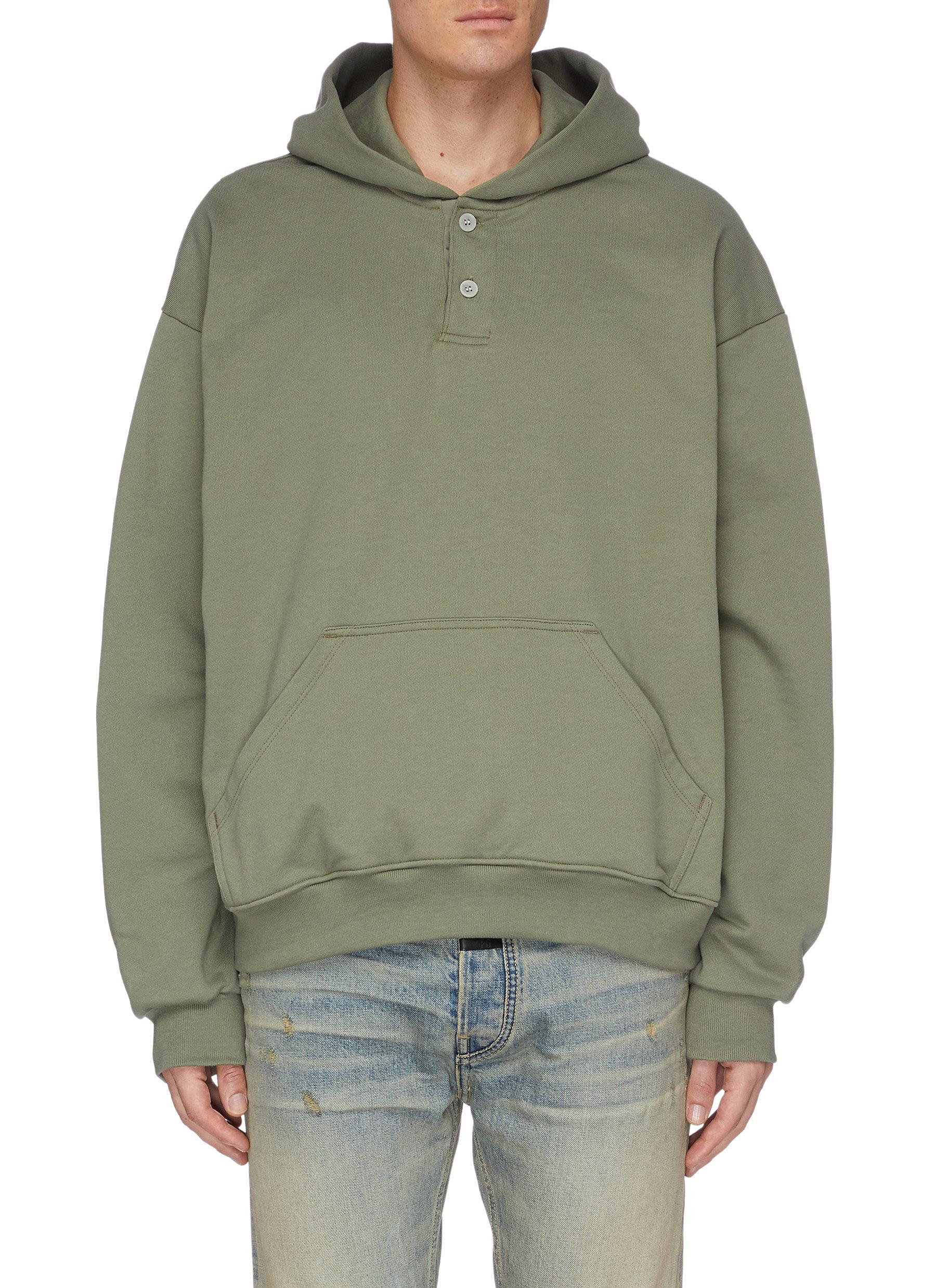 everyday henley hoodie