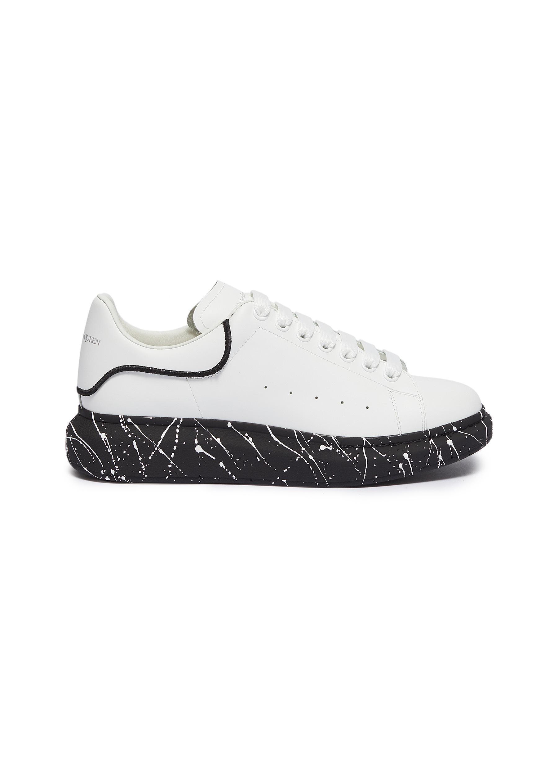 alexander mcqueen black with white sole