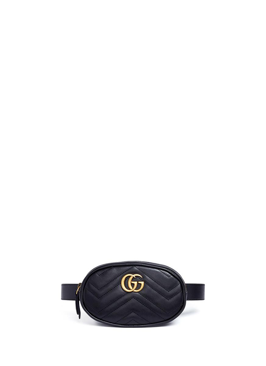 gucci leather bum bag