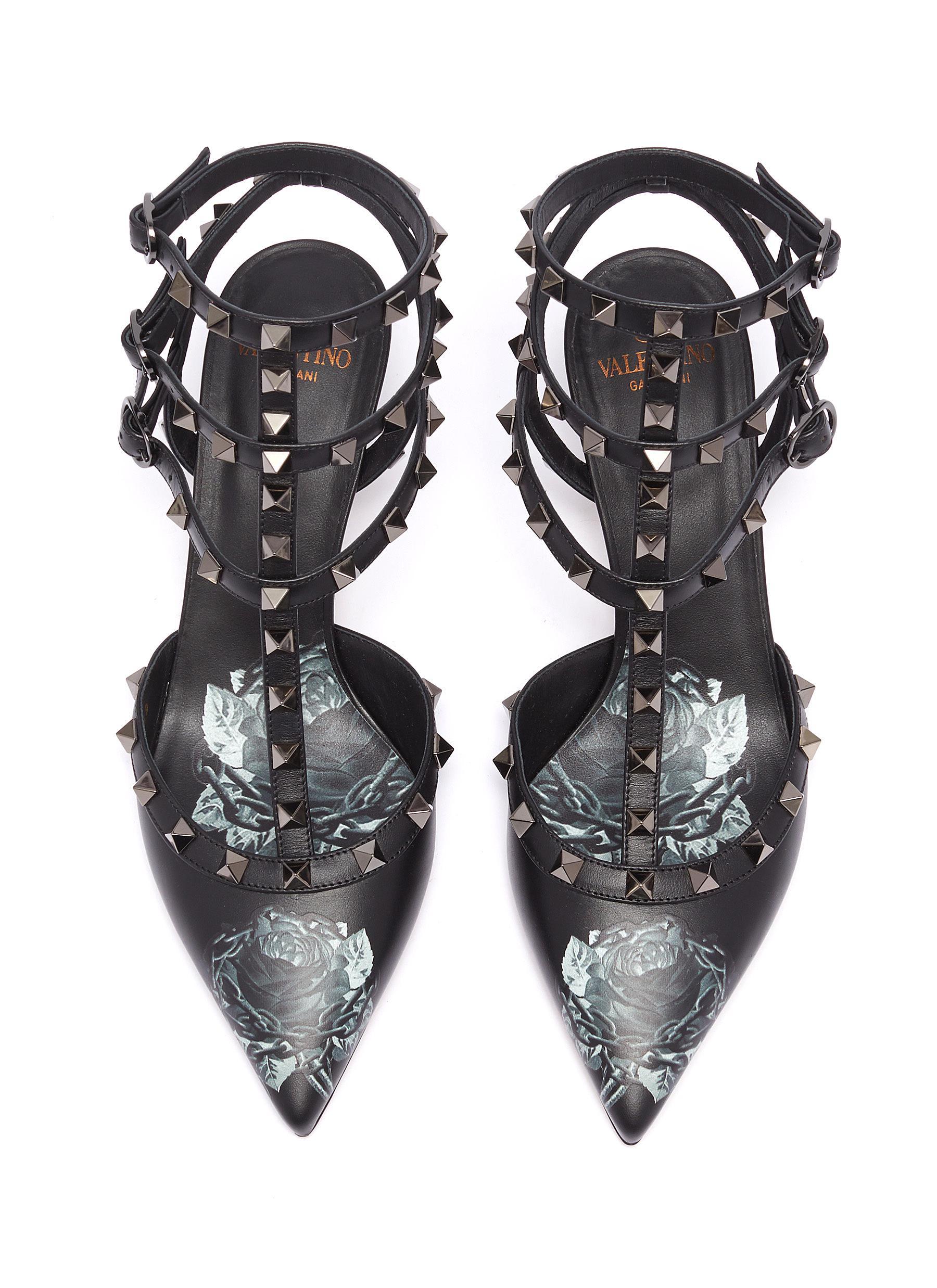 valentino rockstud rose