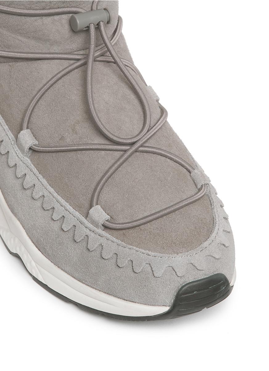 ash shearling trainers