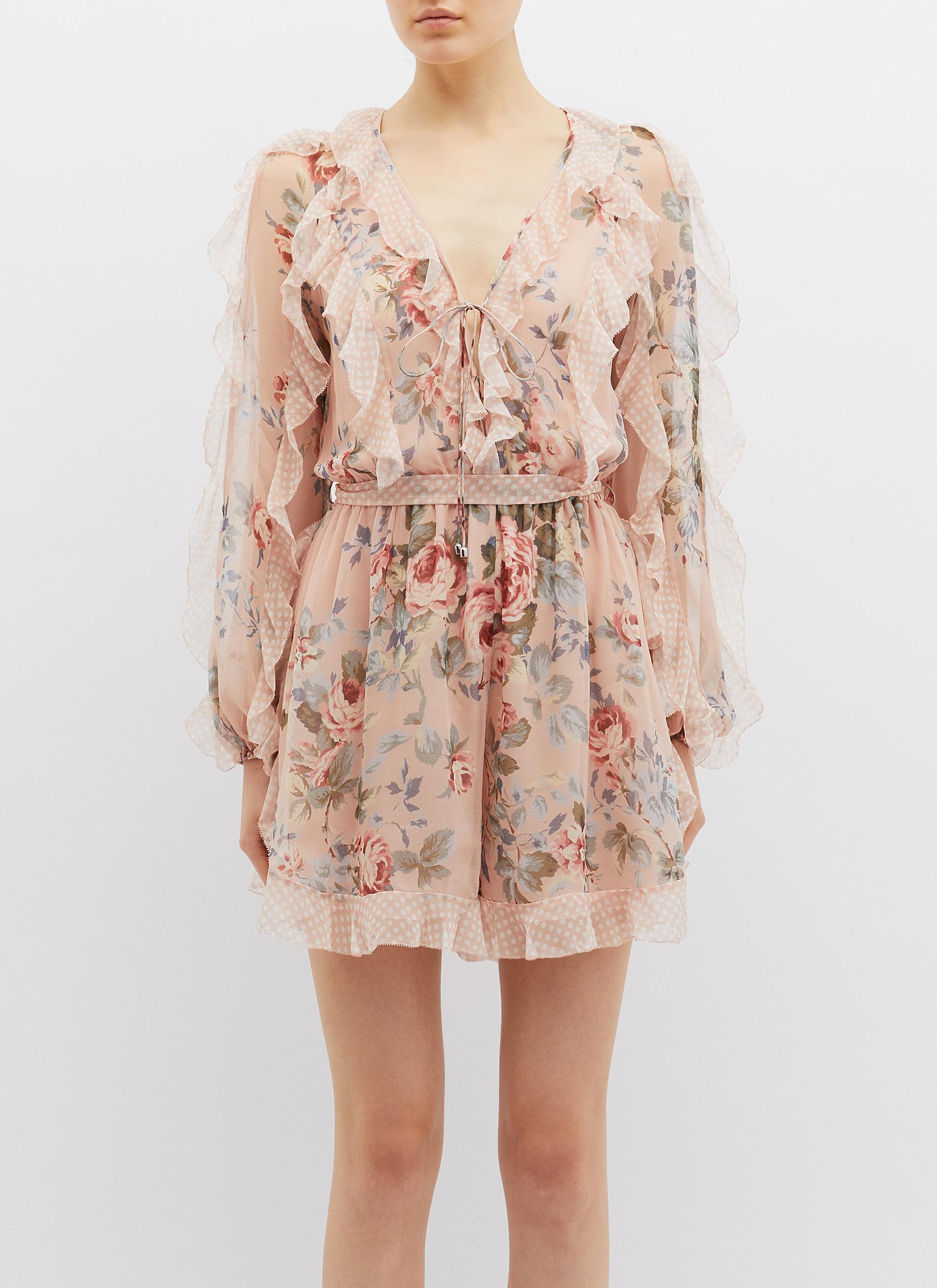zimmermann bowie ruffle dress