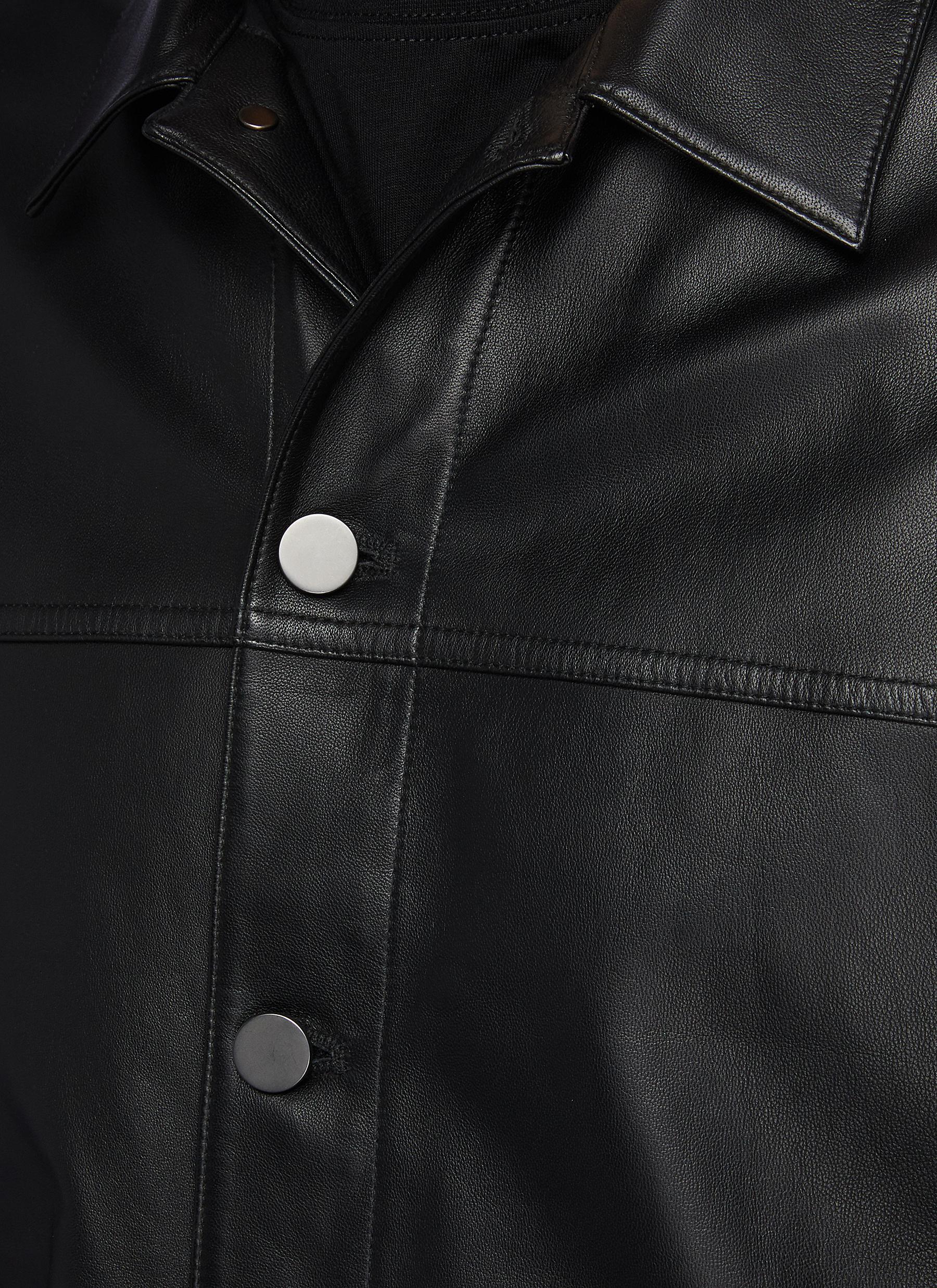 Theory 'patterson' Leather Jacket Men 