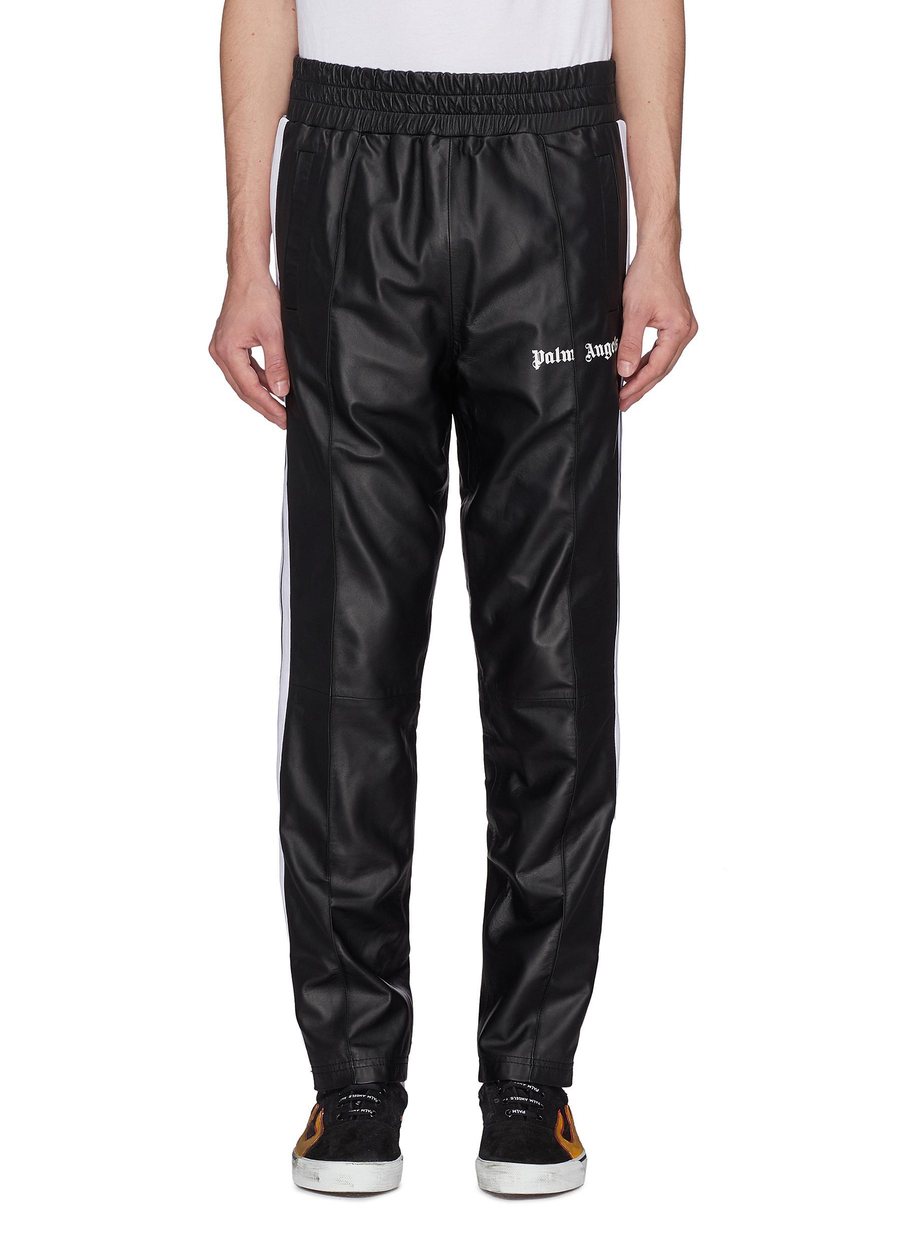 palm angels leather pants
