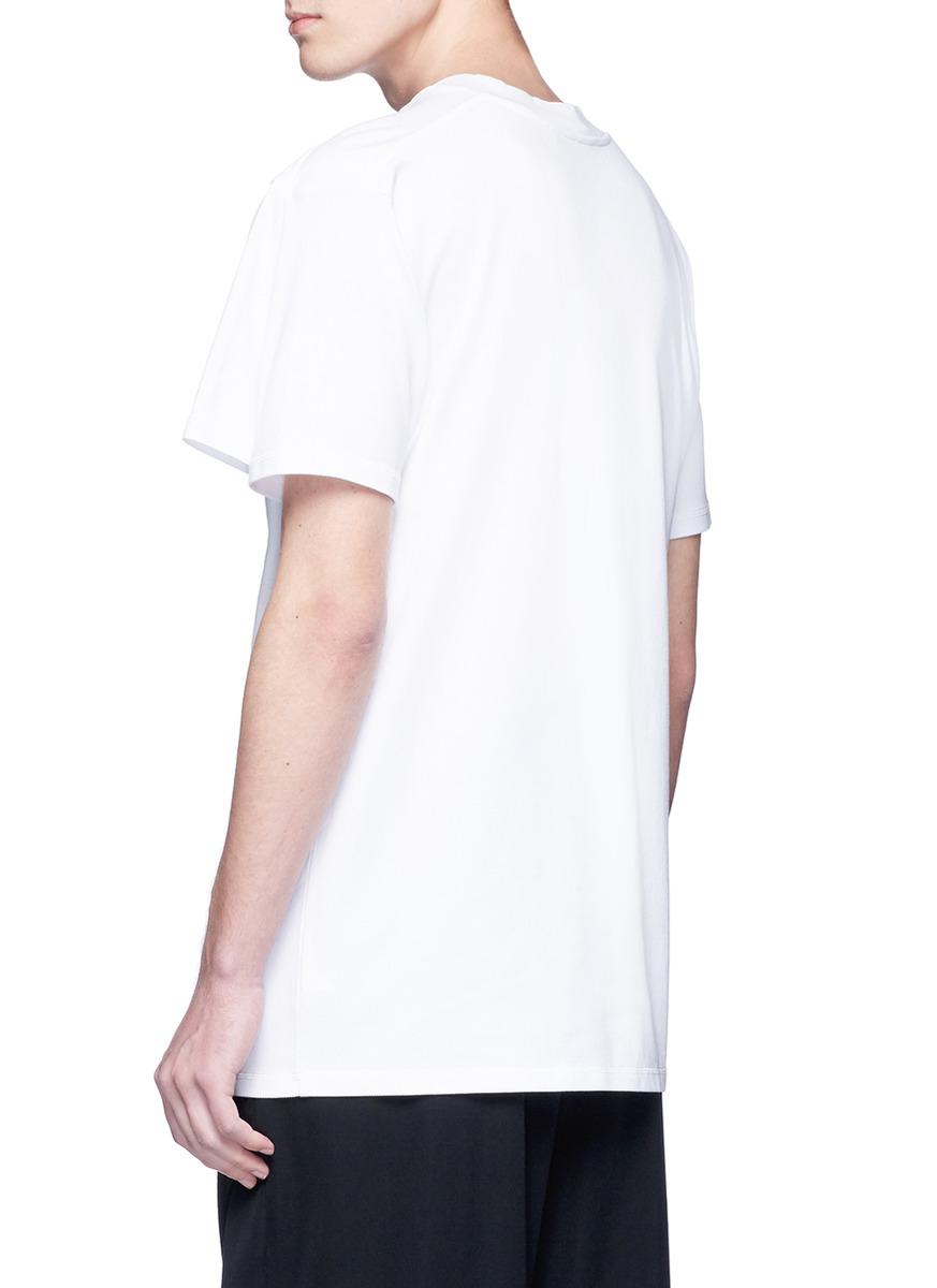 Y. Project Cotton Double Sleeve T-shirt in White for Men - Lyst