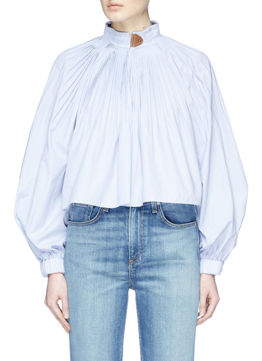 tibi edwardian top