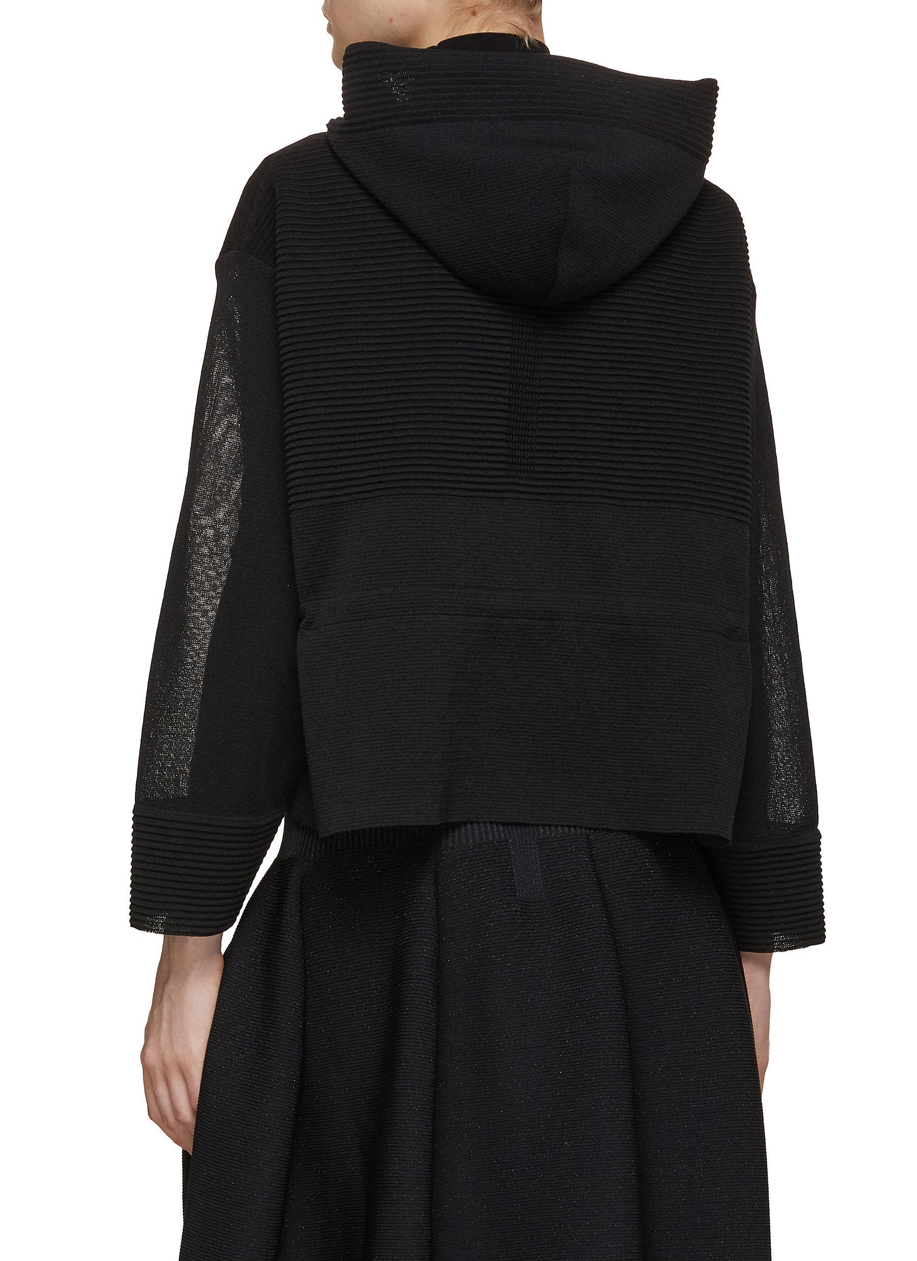 CFCL Milan zipped knitted coat - Blue