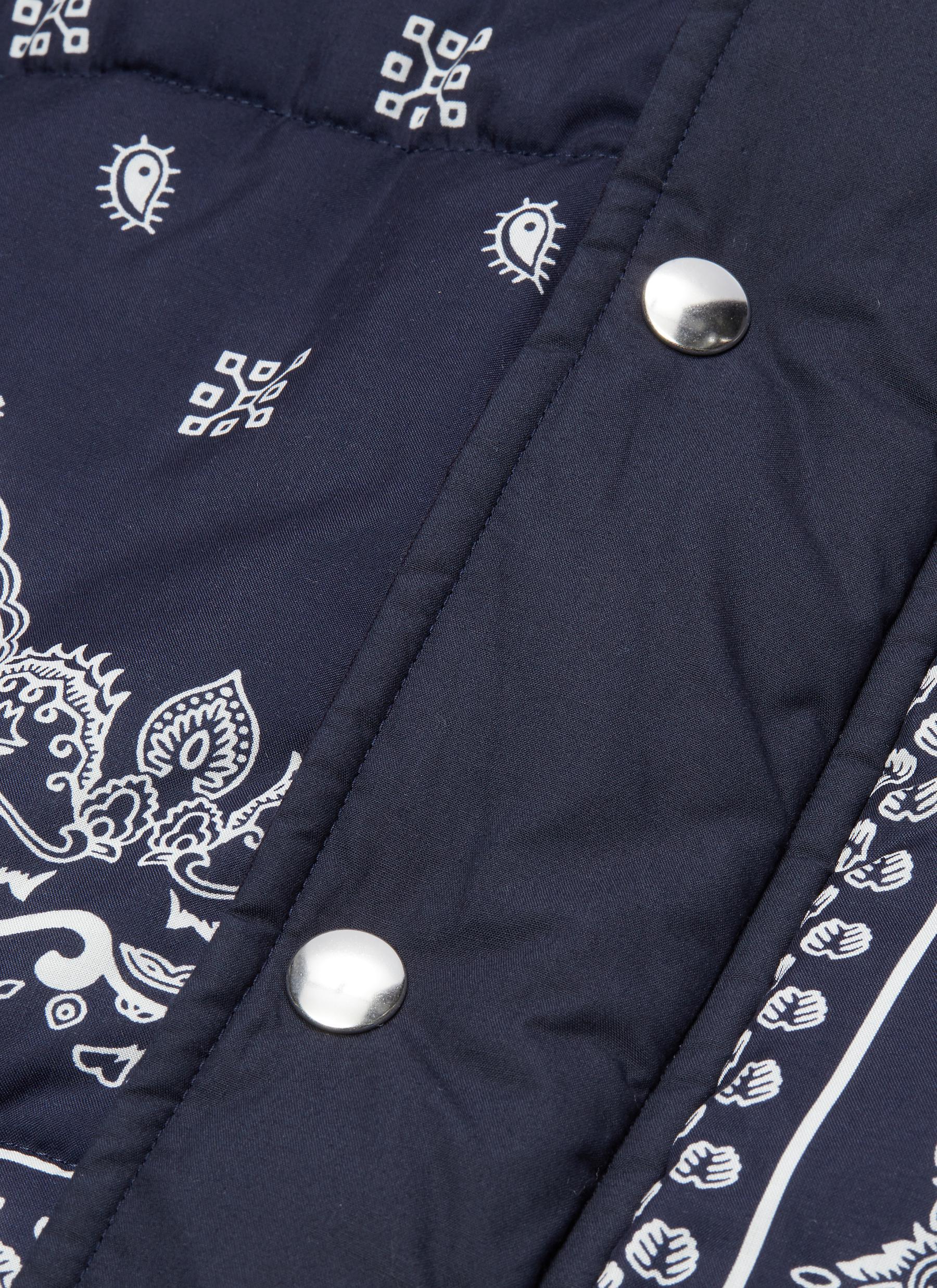 Sacai Bandana Print Puffer Jacket Sacai Jacket Size 2-5: Bandana - Main Image