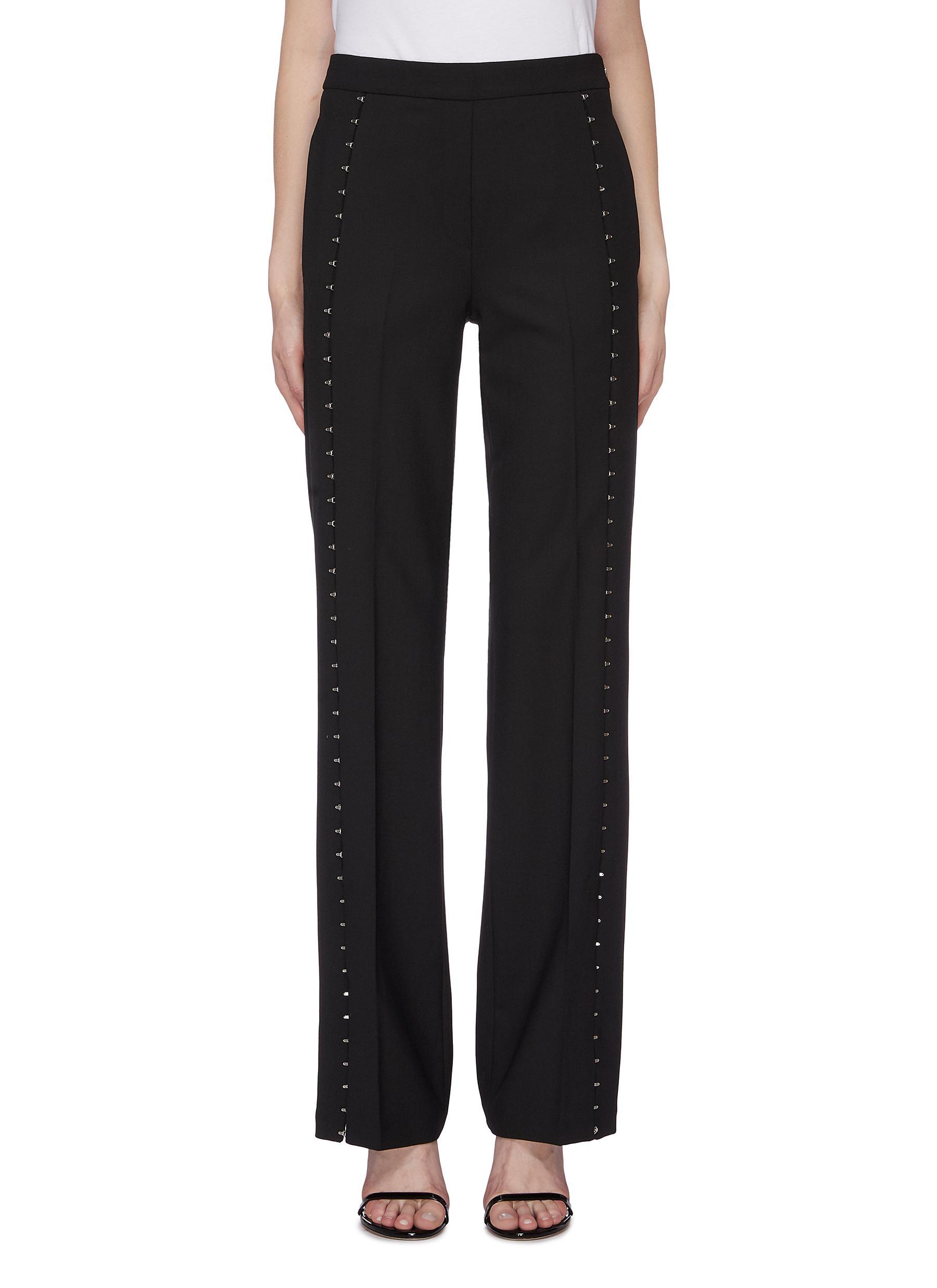 Neil Barrett Synthetic Hook-and-eye Side Suiting Pants in Black - Lyst