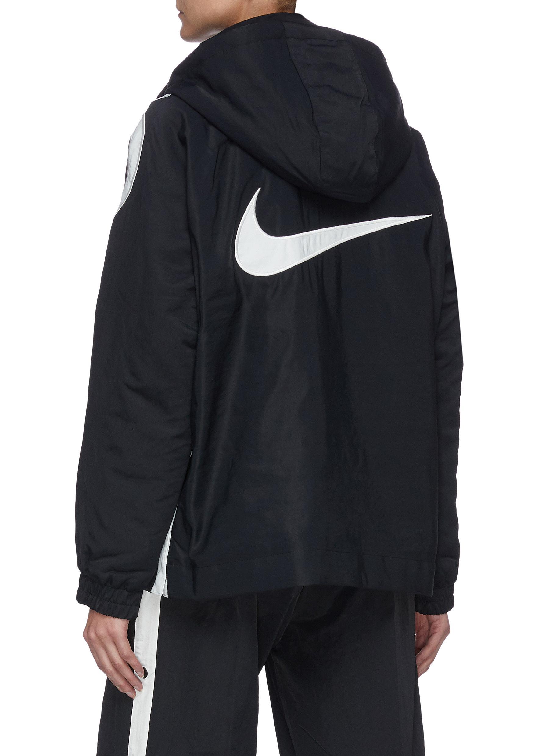 Nike Synthetic X Ambush Brooklyn Nets Logo Print Nylon Jacket in  Black/White (Black) | Lyst