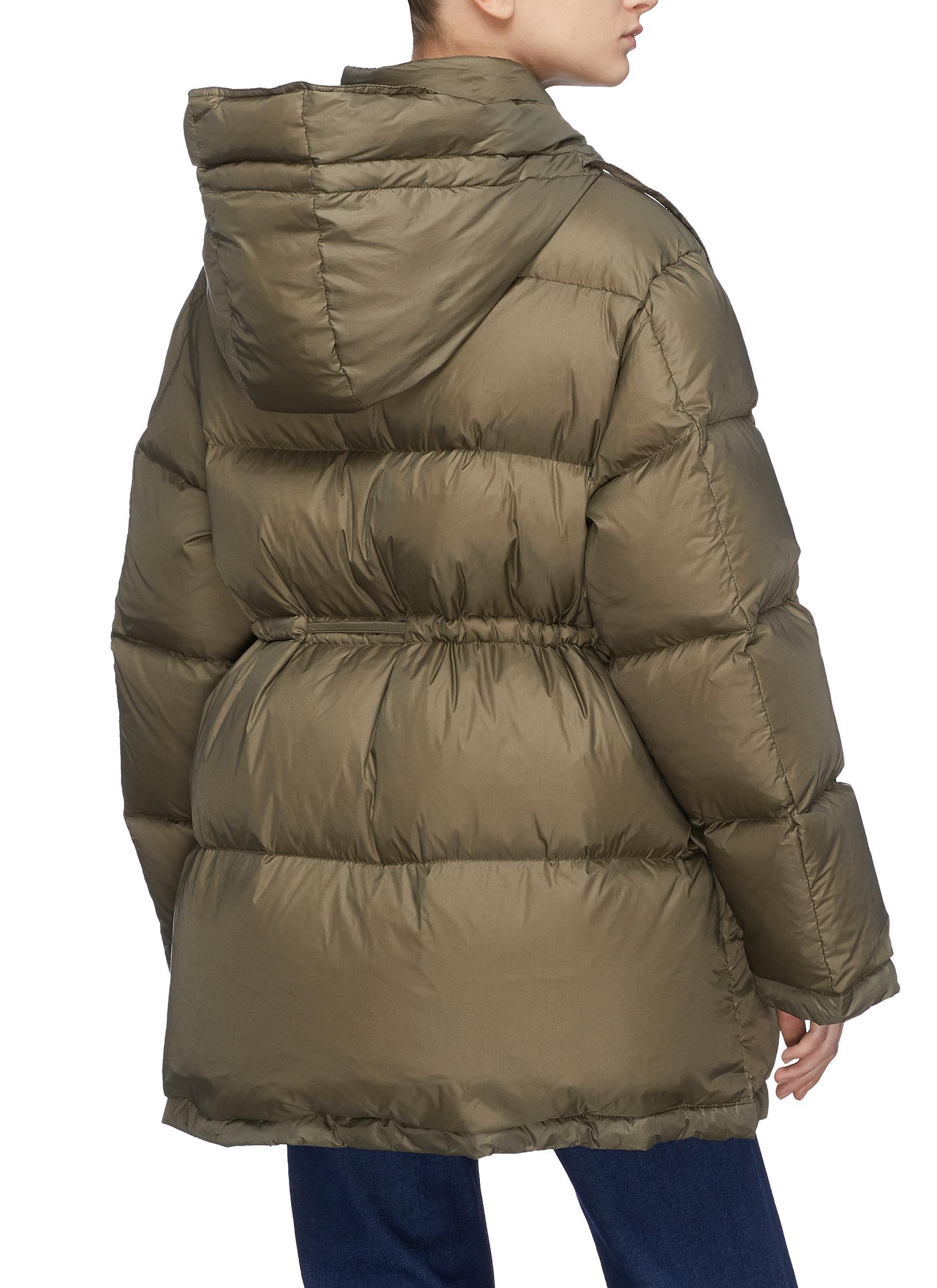acne puffer coat