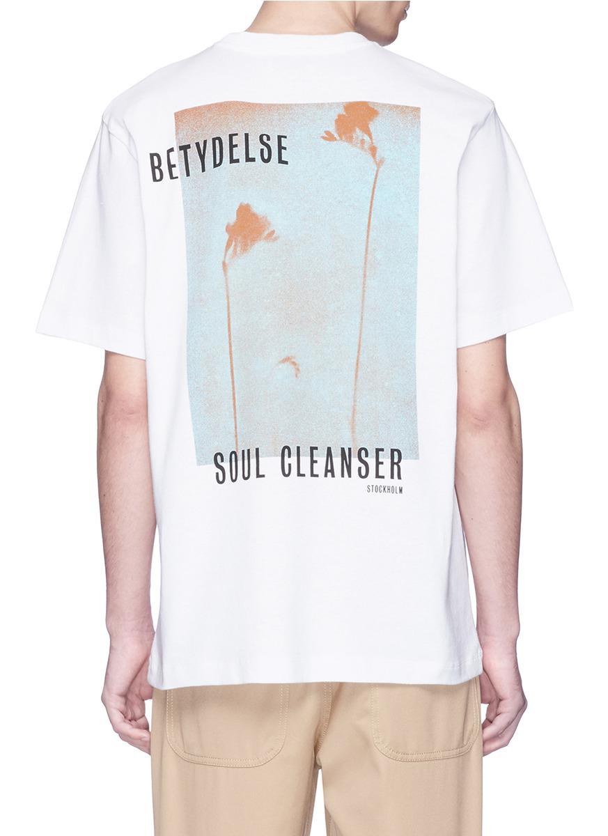 Acne studios graphic tee Clearance