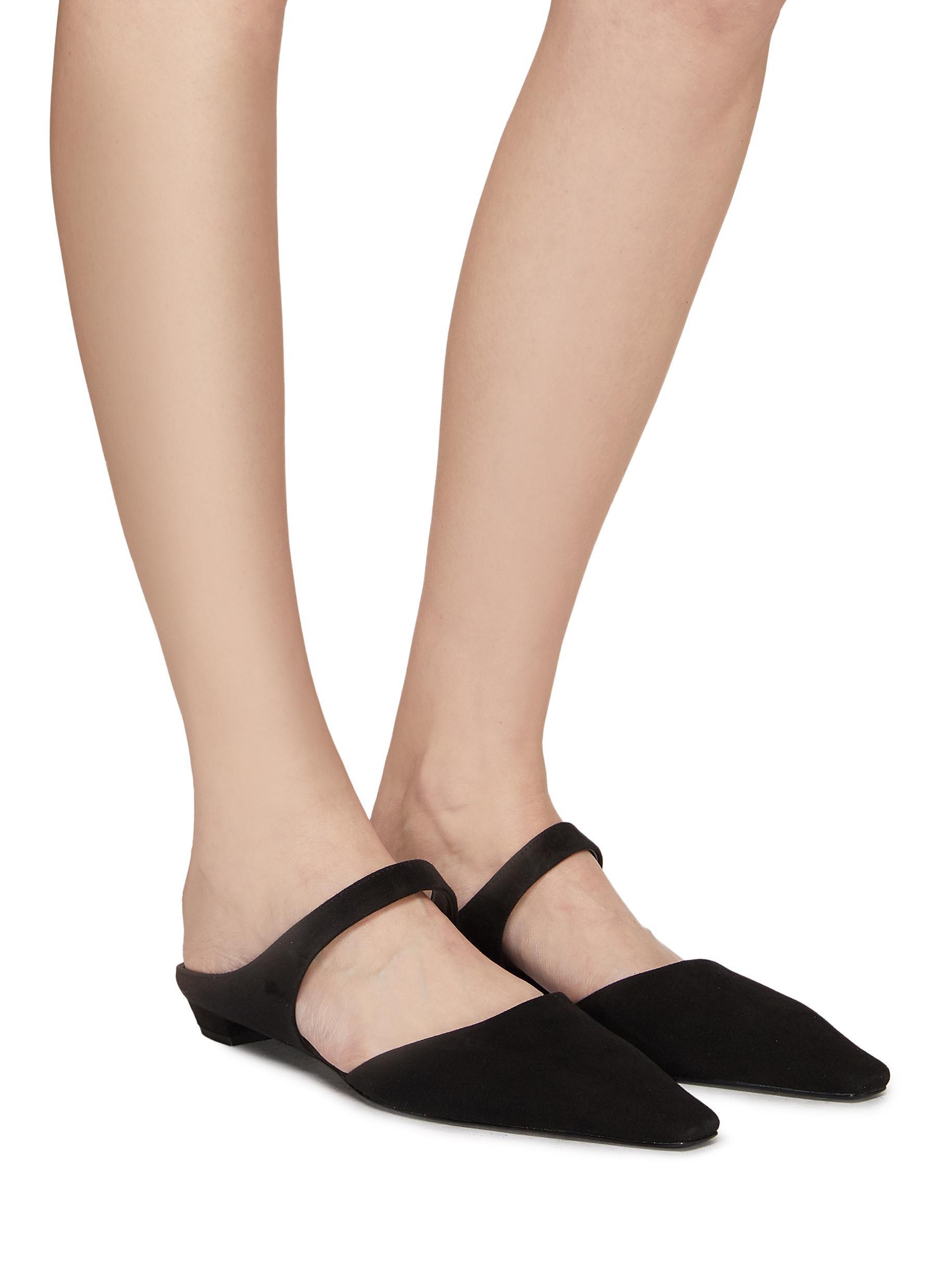 TOTEME The T-strap point-toe faille pumps