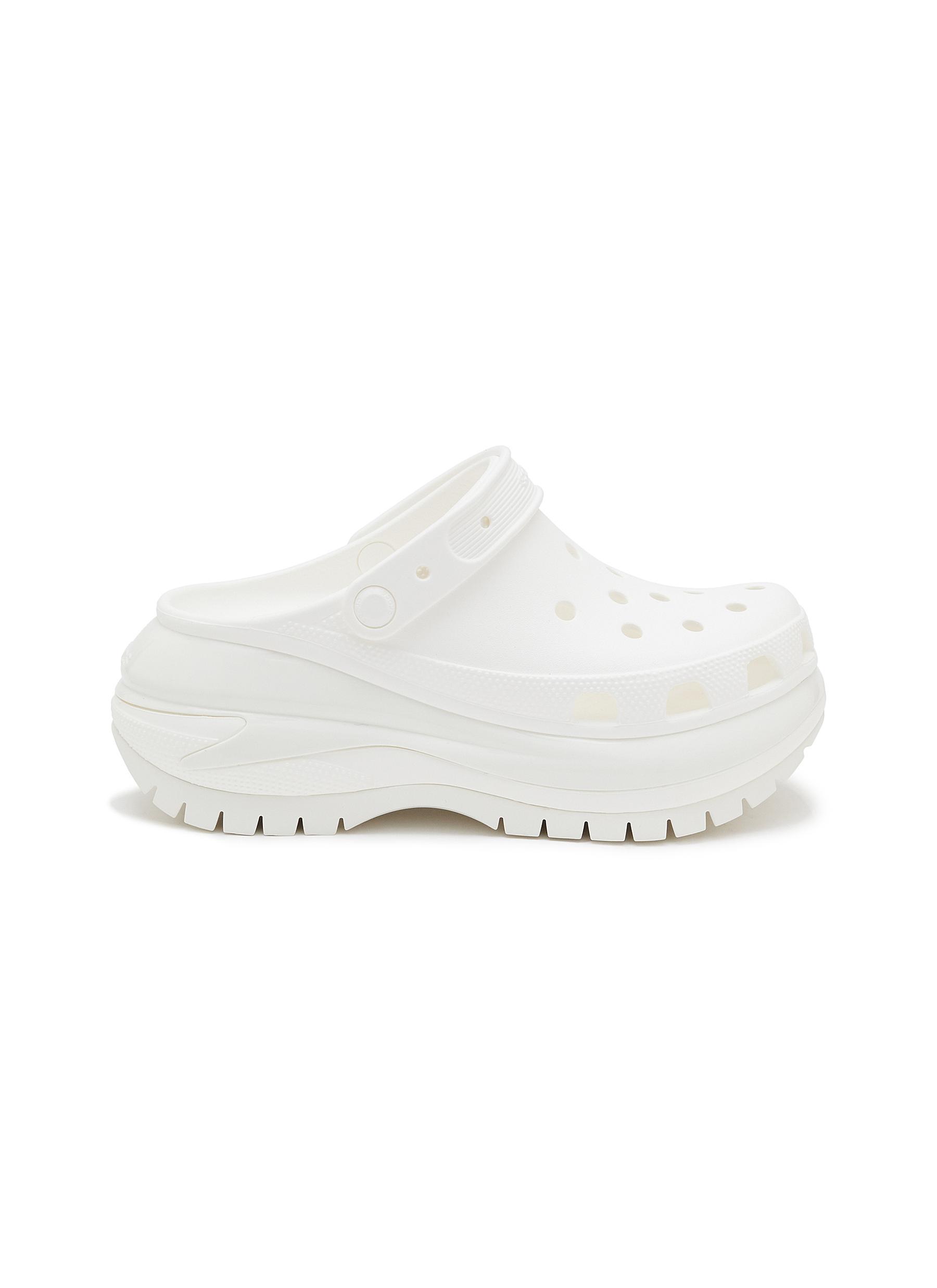 vogn lure forurening Crocs™ 'mega Crush Clog' Platform Sandals in White | Lyst