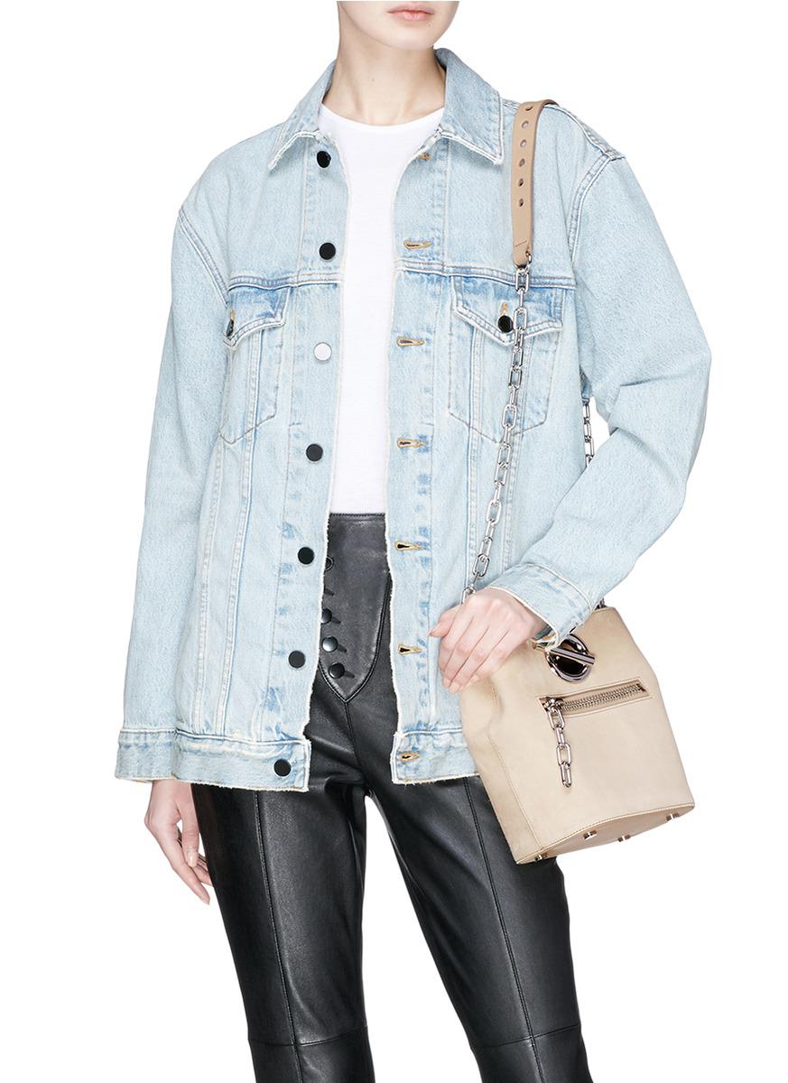 alexander wang riot bucket bag