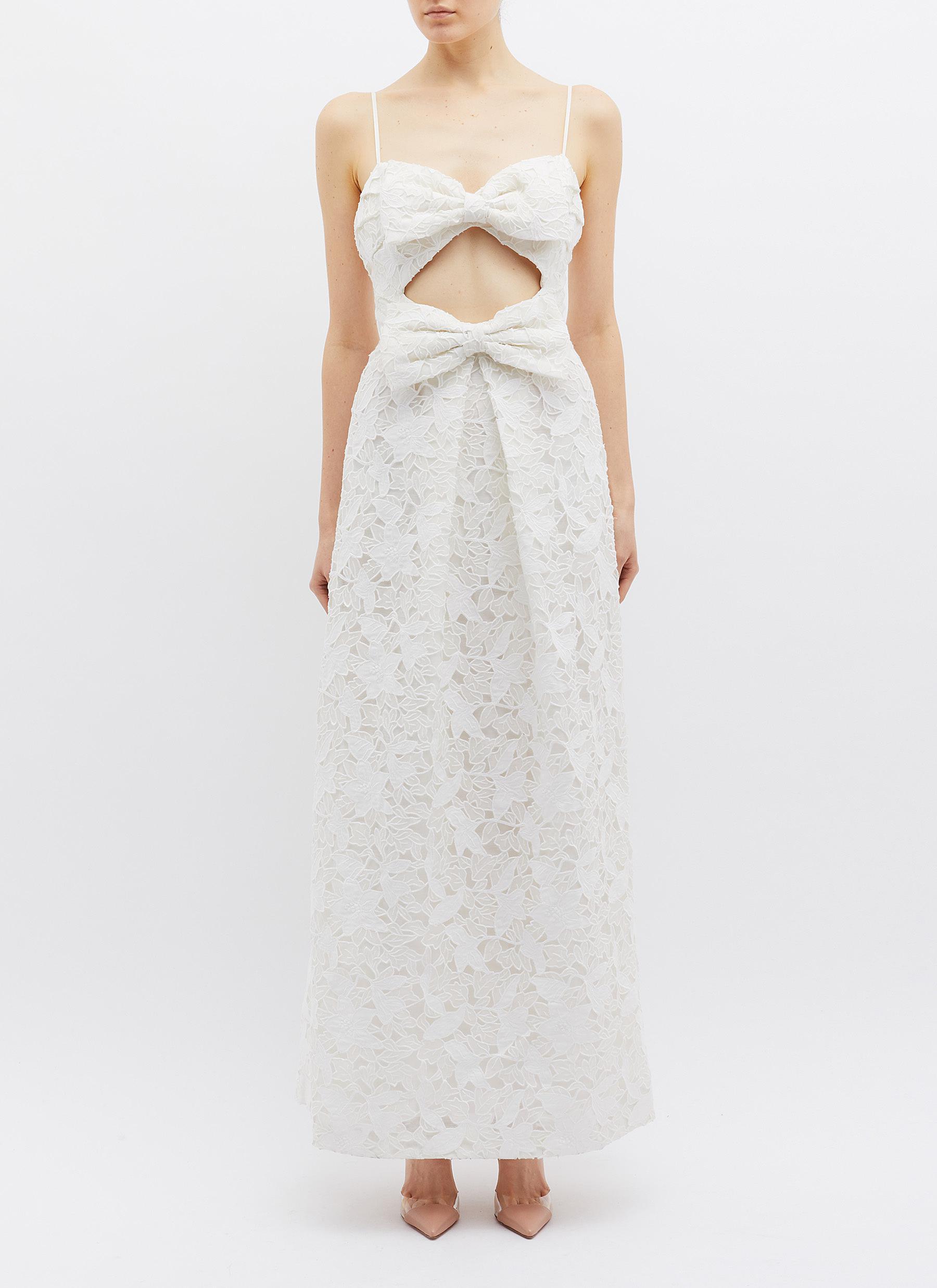 zimmermann corsage bow dress