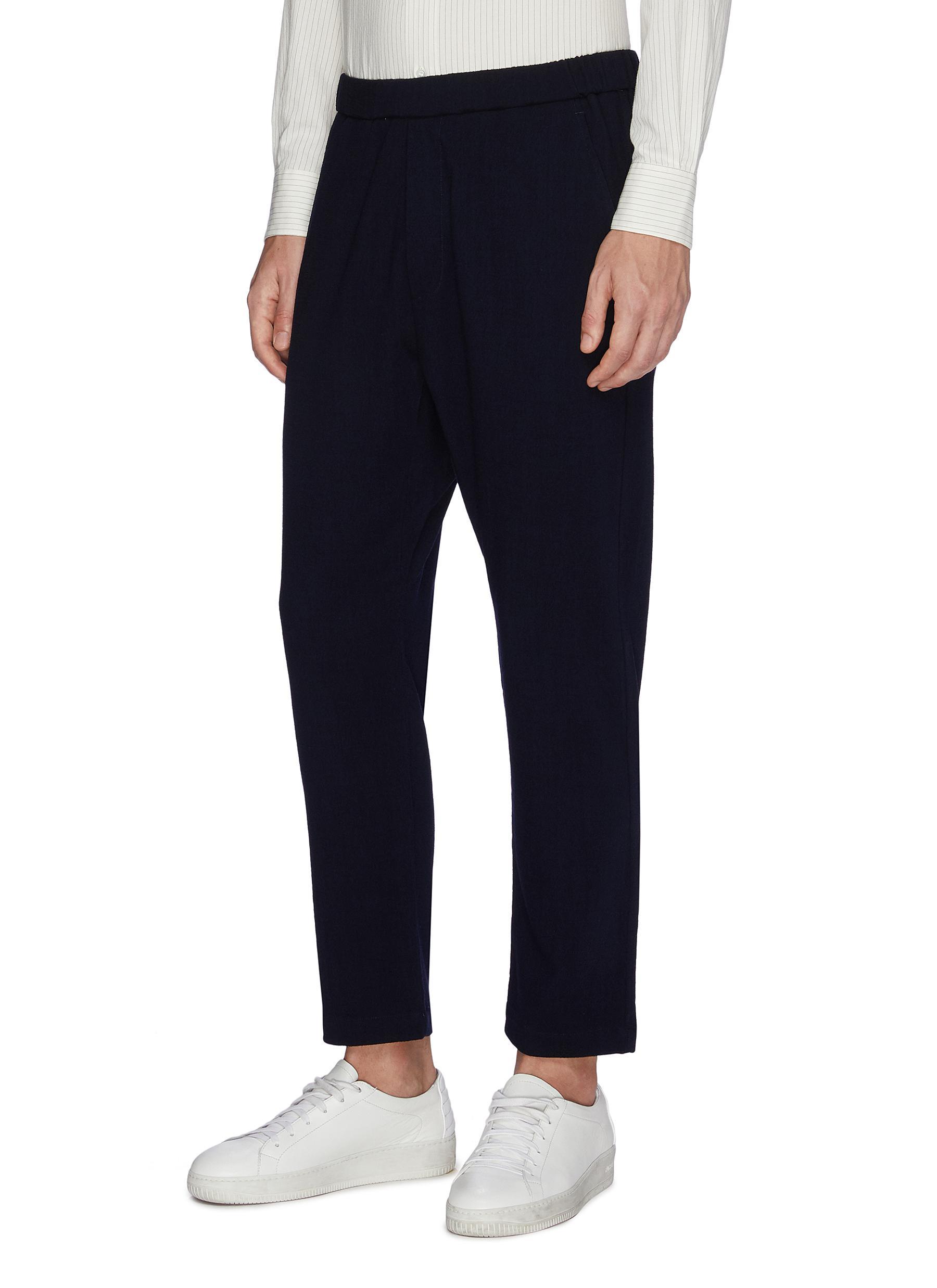 wool jogging pants