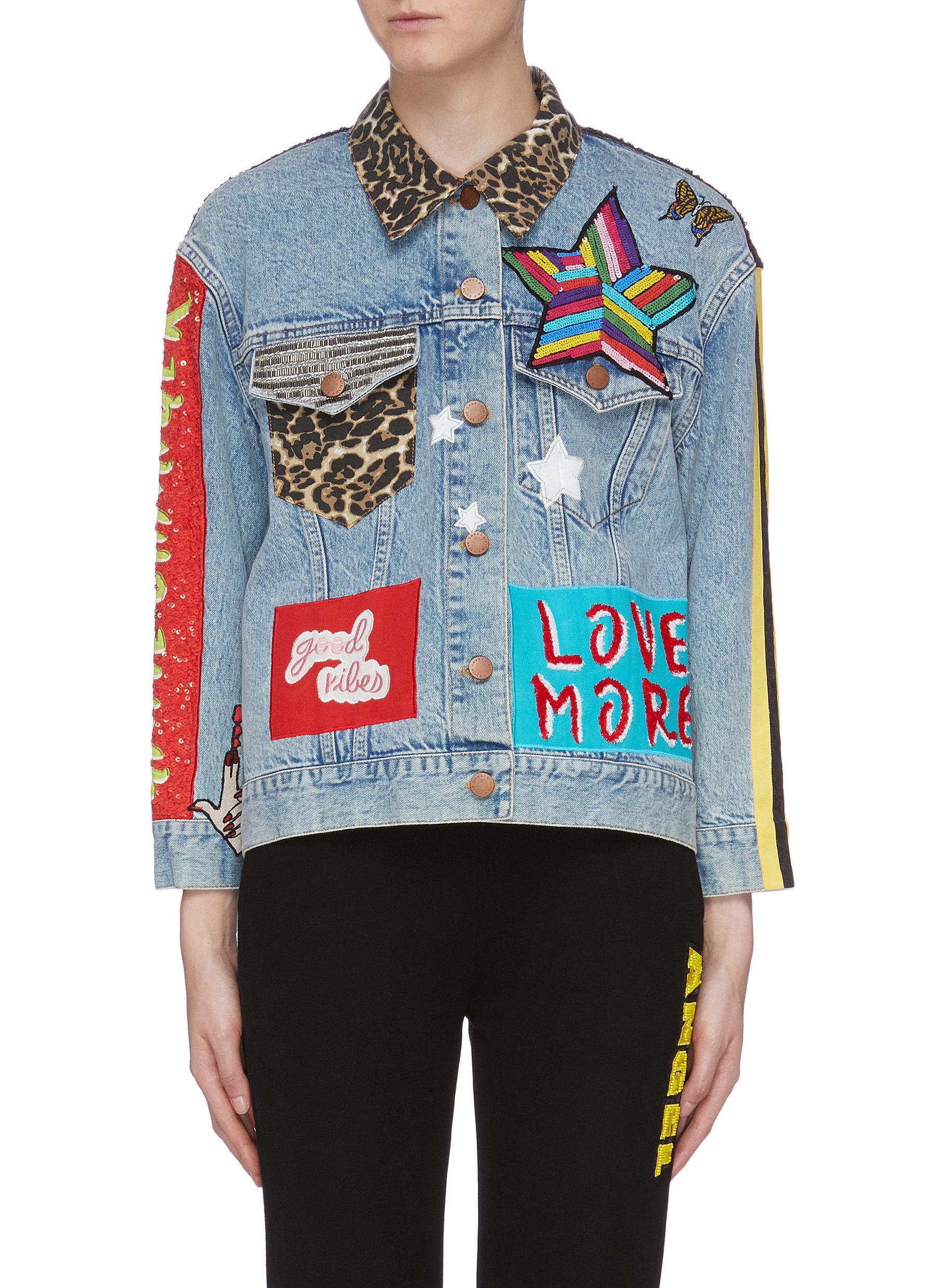 alice olivia denim jacket