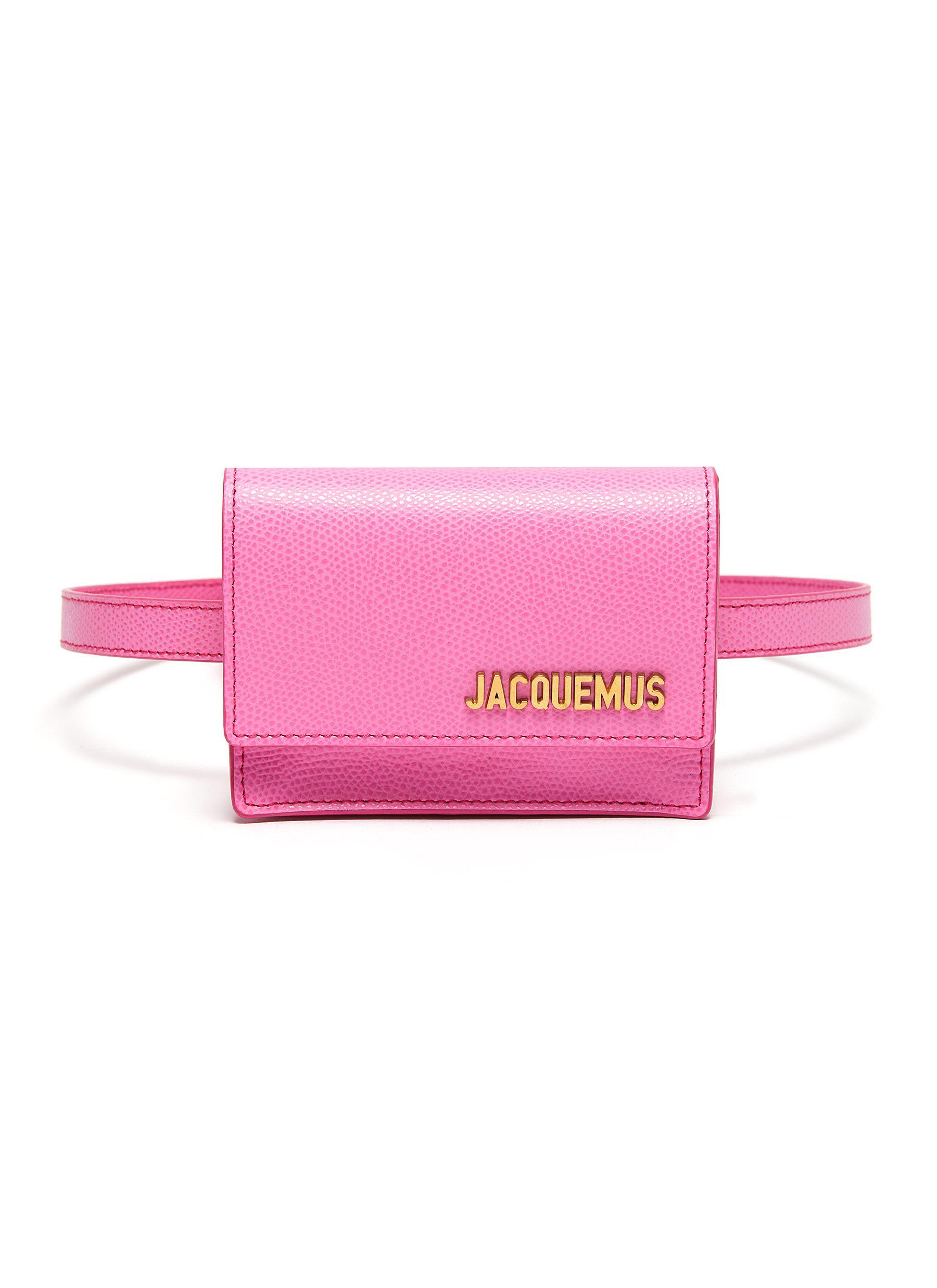Jacquemus 'la Ceinture Bello' Mini Belt Bag in Pink | Lyst