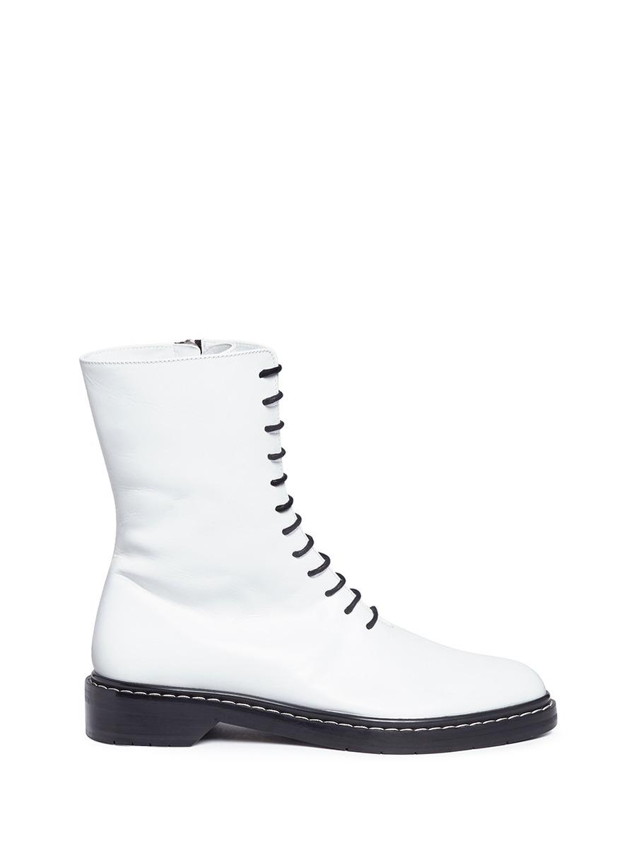 the row fara boot white