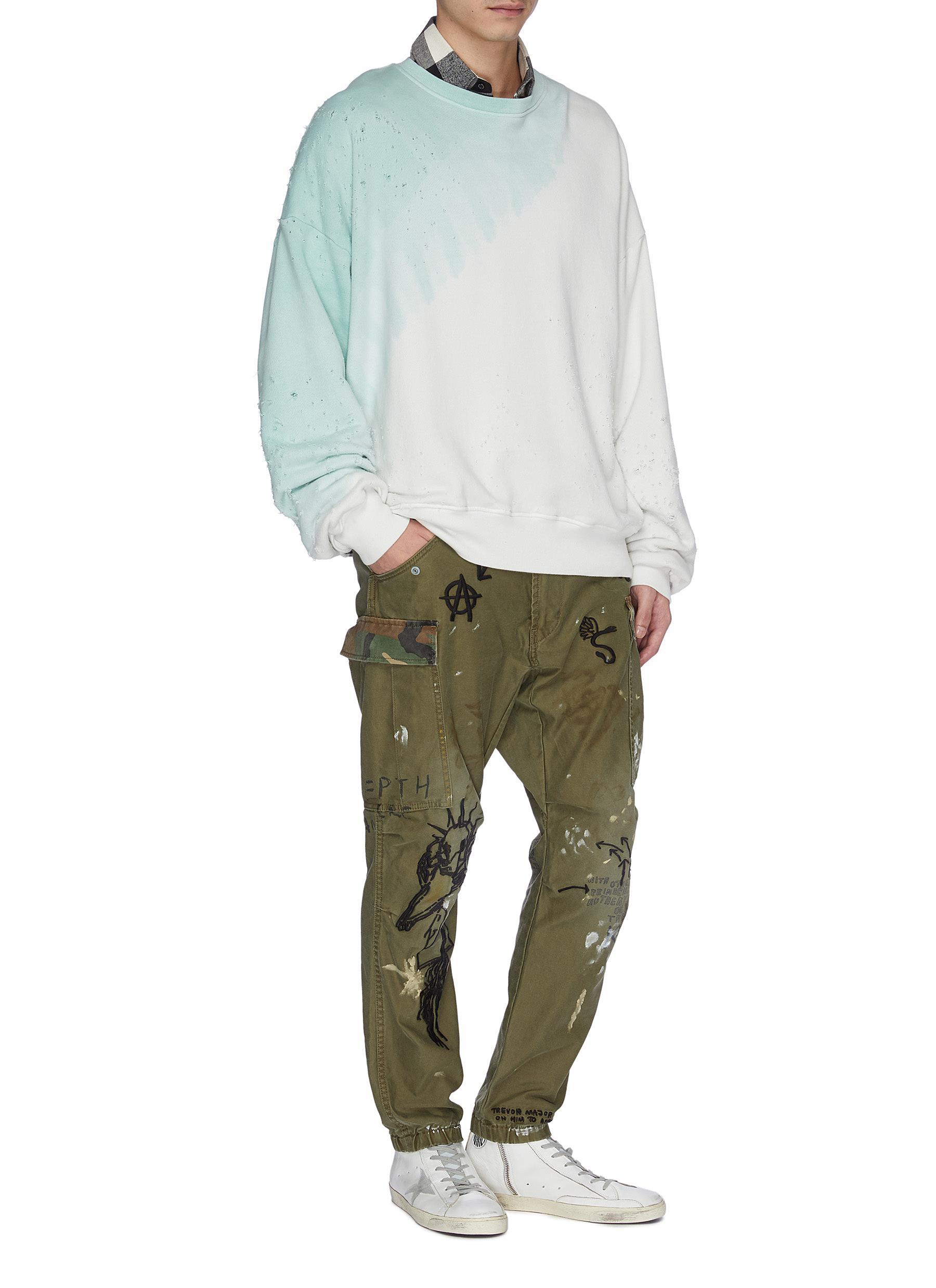R13 Cotton 'surplus' Graffiti 