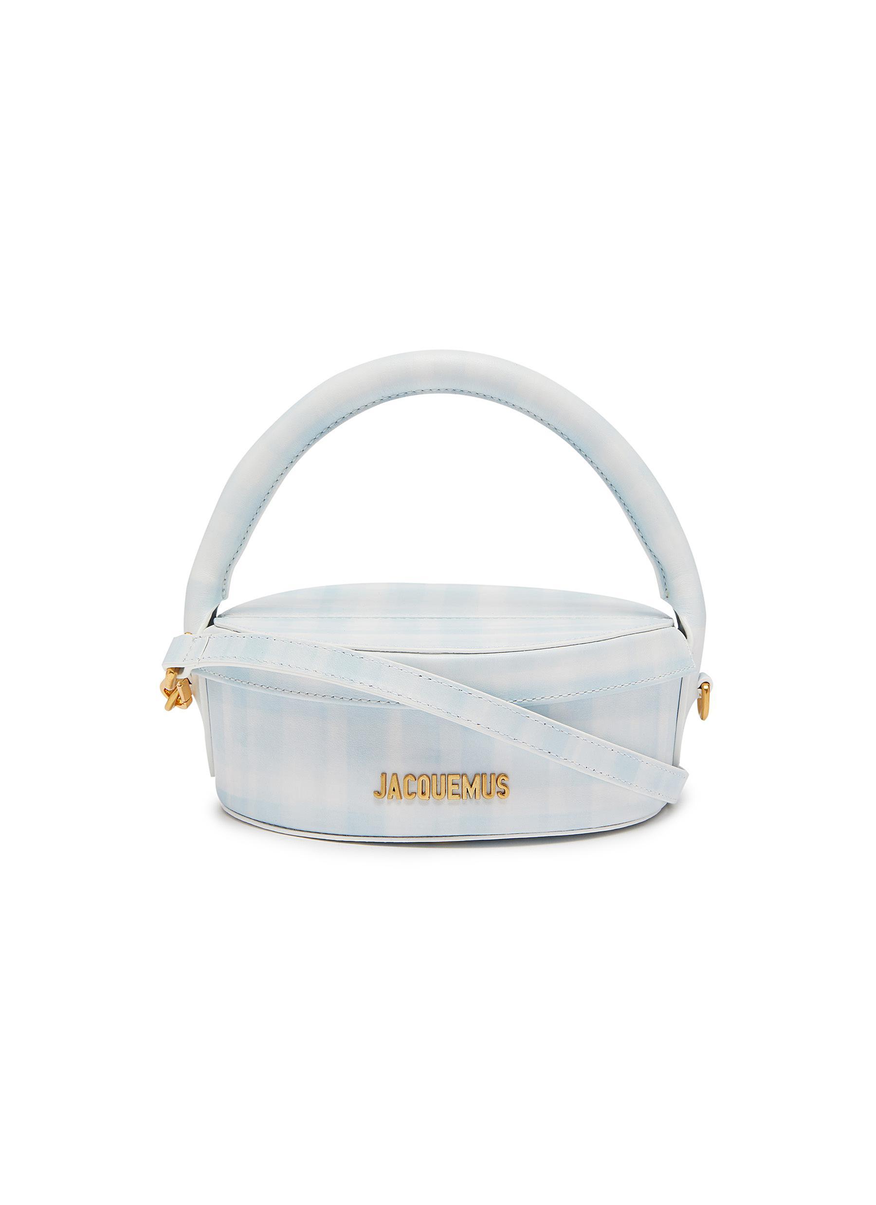 Jacquemus La Boite A Gateaux Leather Hat Box Bag For Men Lyst