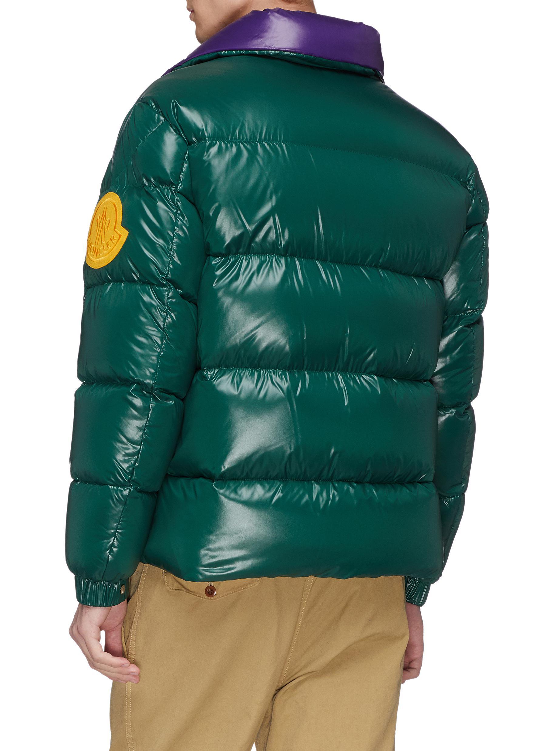 Logo Patch Down Puffer Jacket 