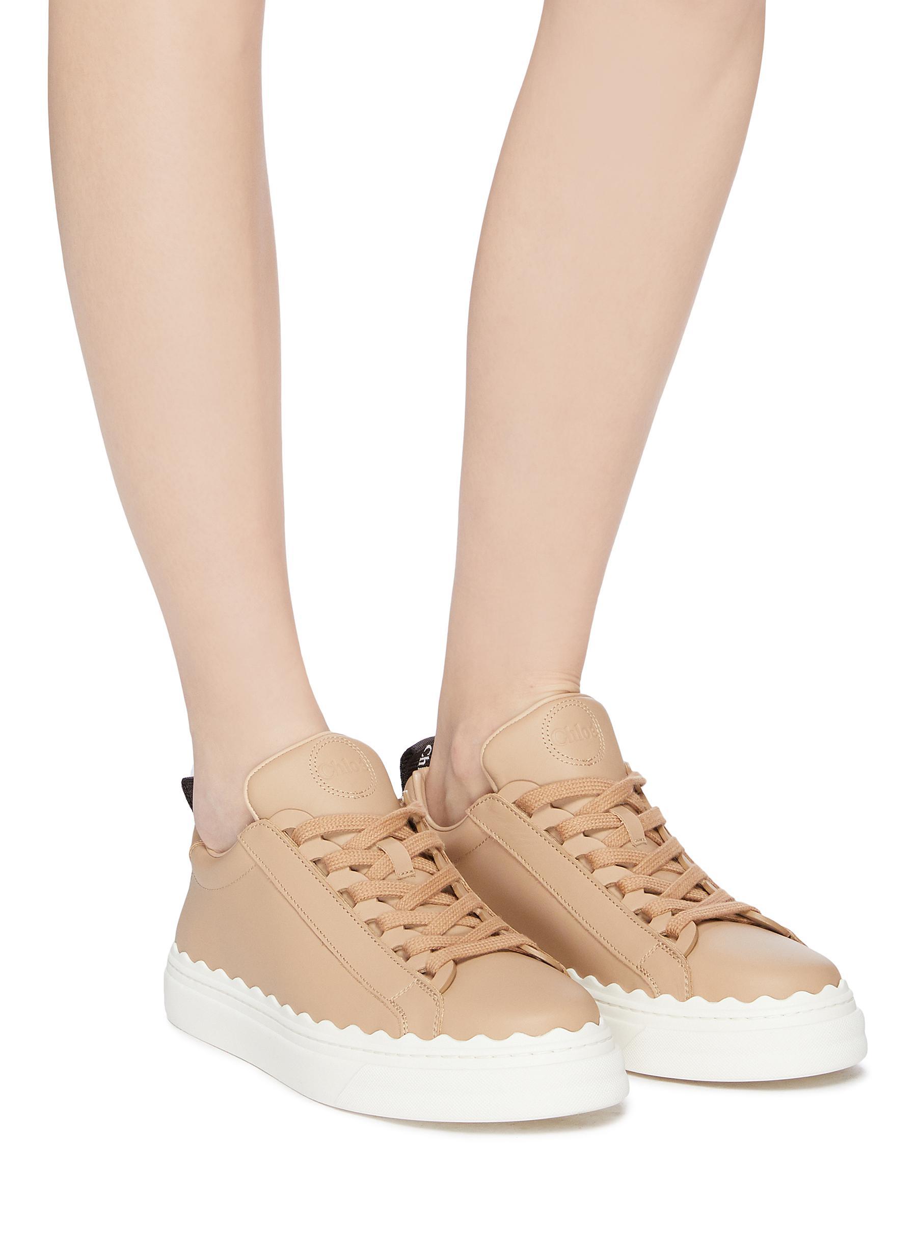 Chloe scalloped sneakers Clearance