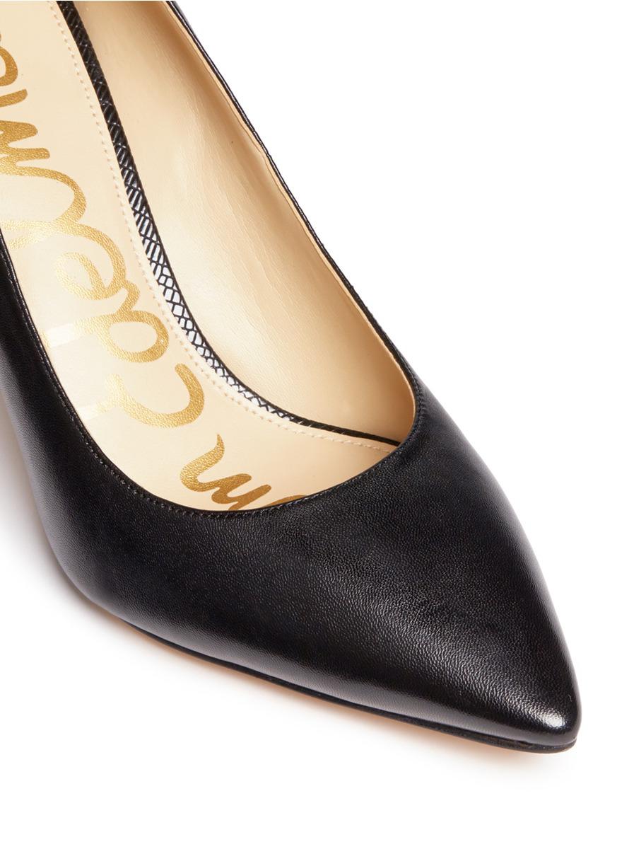 Sam Edelman "tristan' Leather Pumps in Black - Lyst