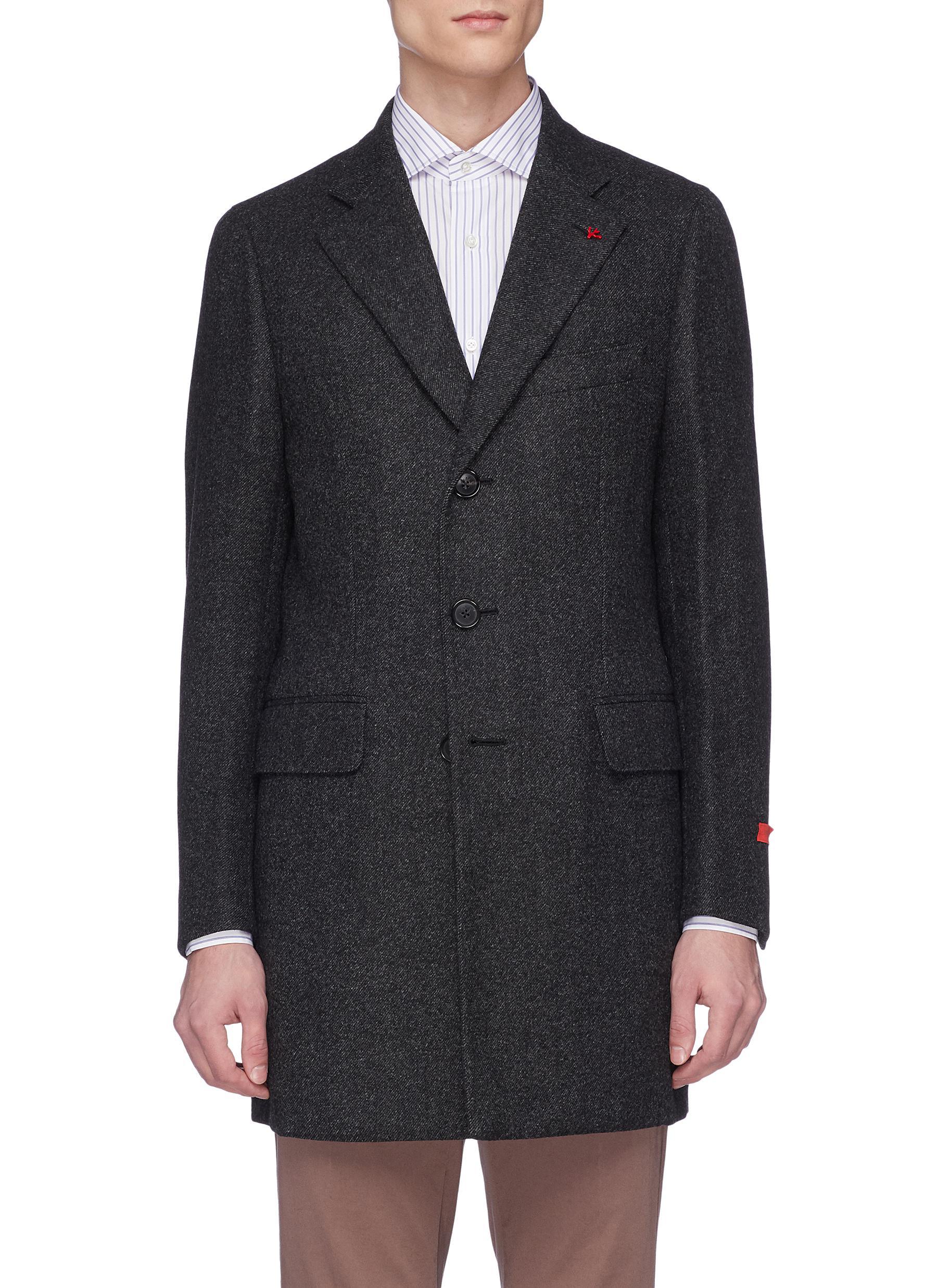 isaia overcoat