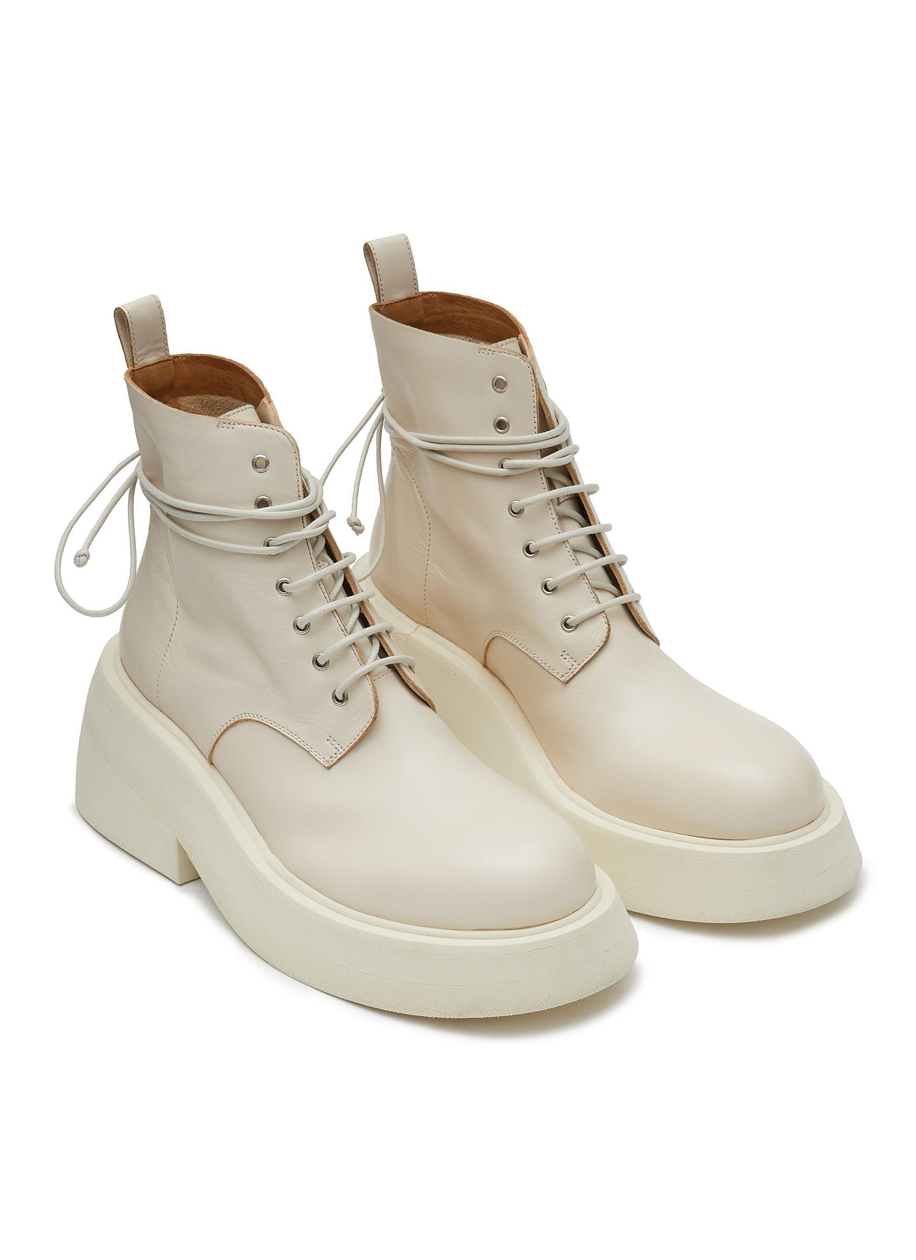 Marsell white cheap boots