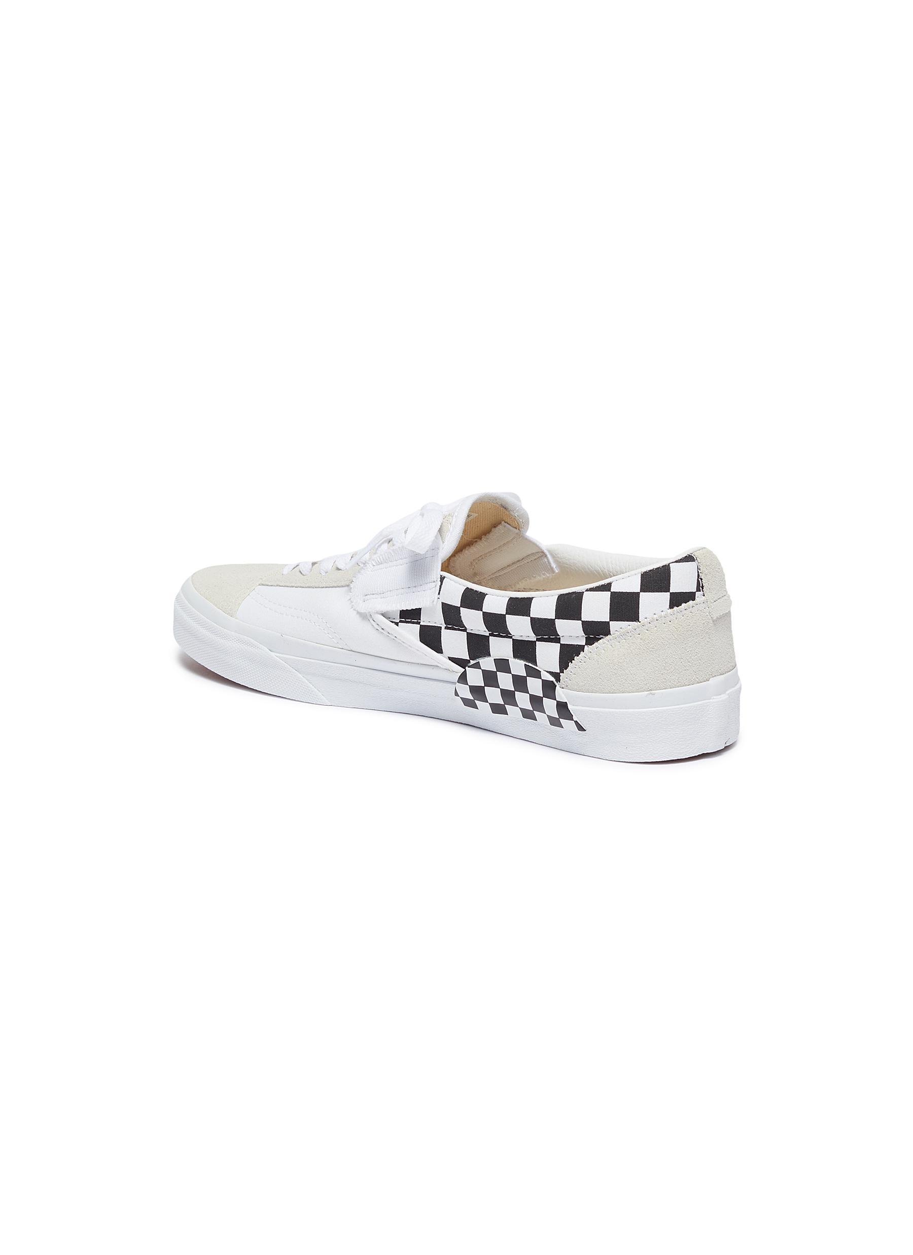 vans cut and paste white