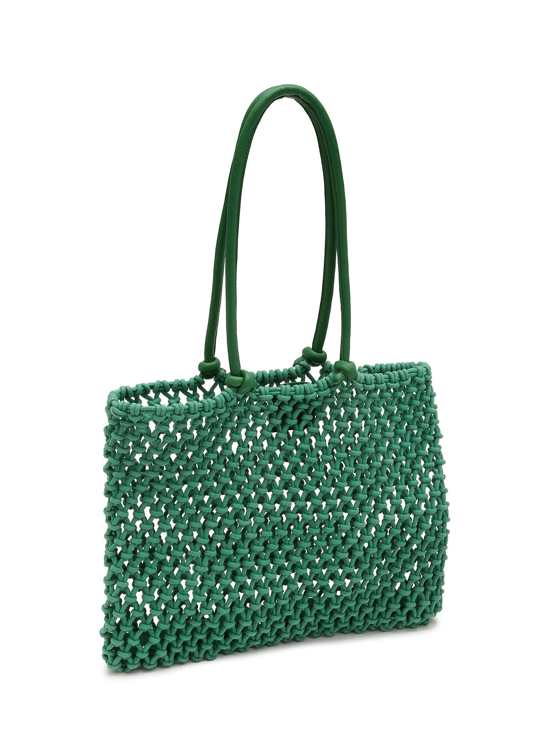 Clare V. Sandy Tote Bag in Green