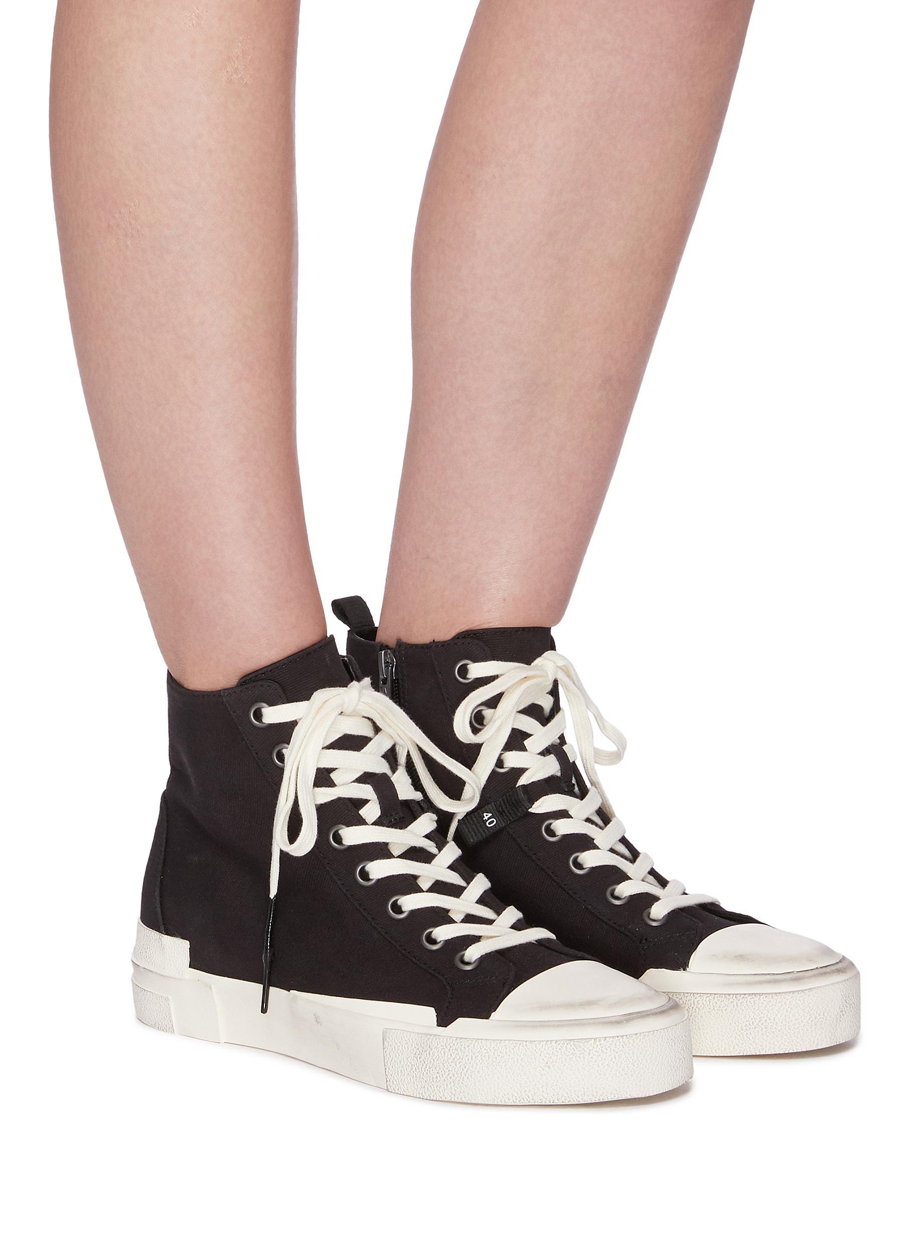 Ash Rubber Ghibly' High Top Lace Up Sneakers in Black - Lyst