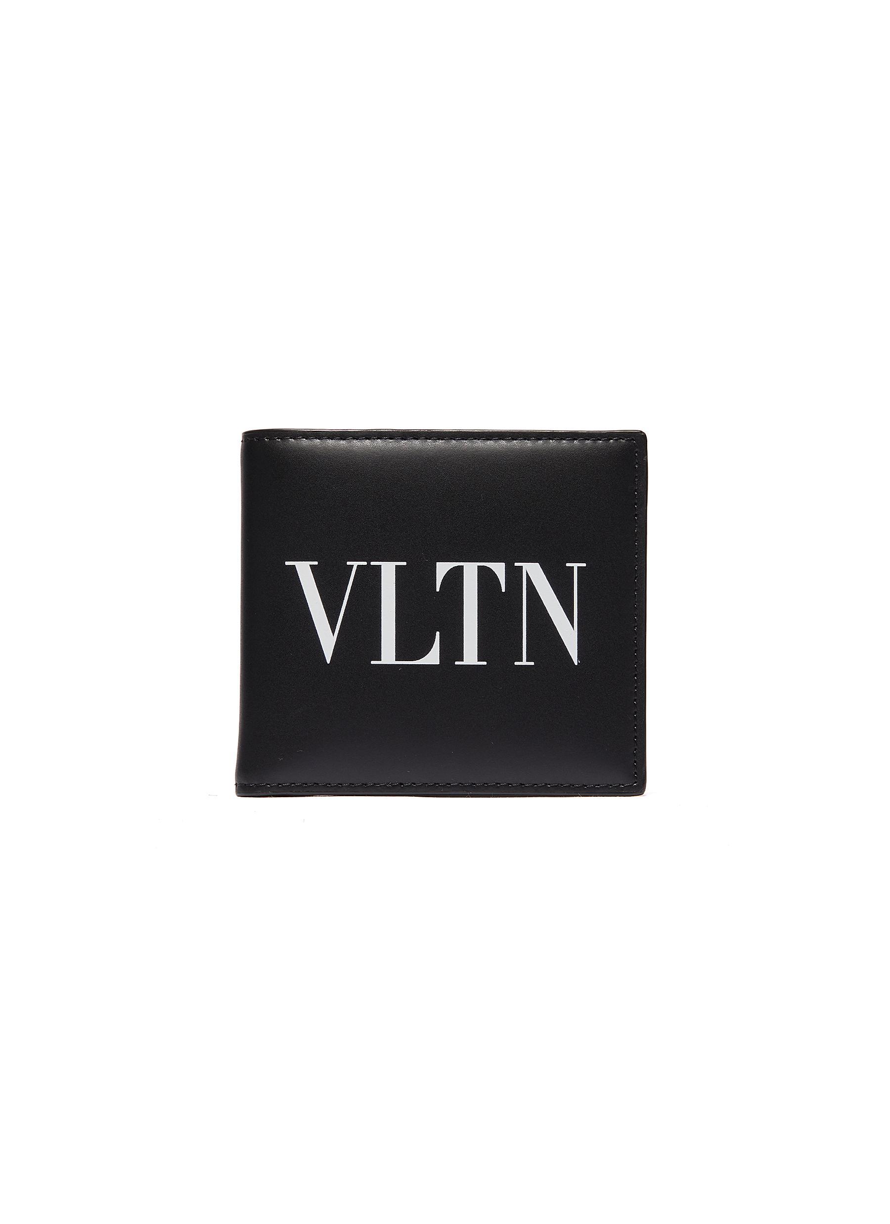 Valentino Garavani Logo-print Leather Billfold Wallet in Black for Men - Save 58% - Lyst