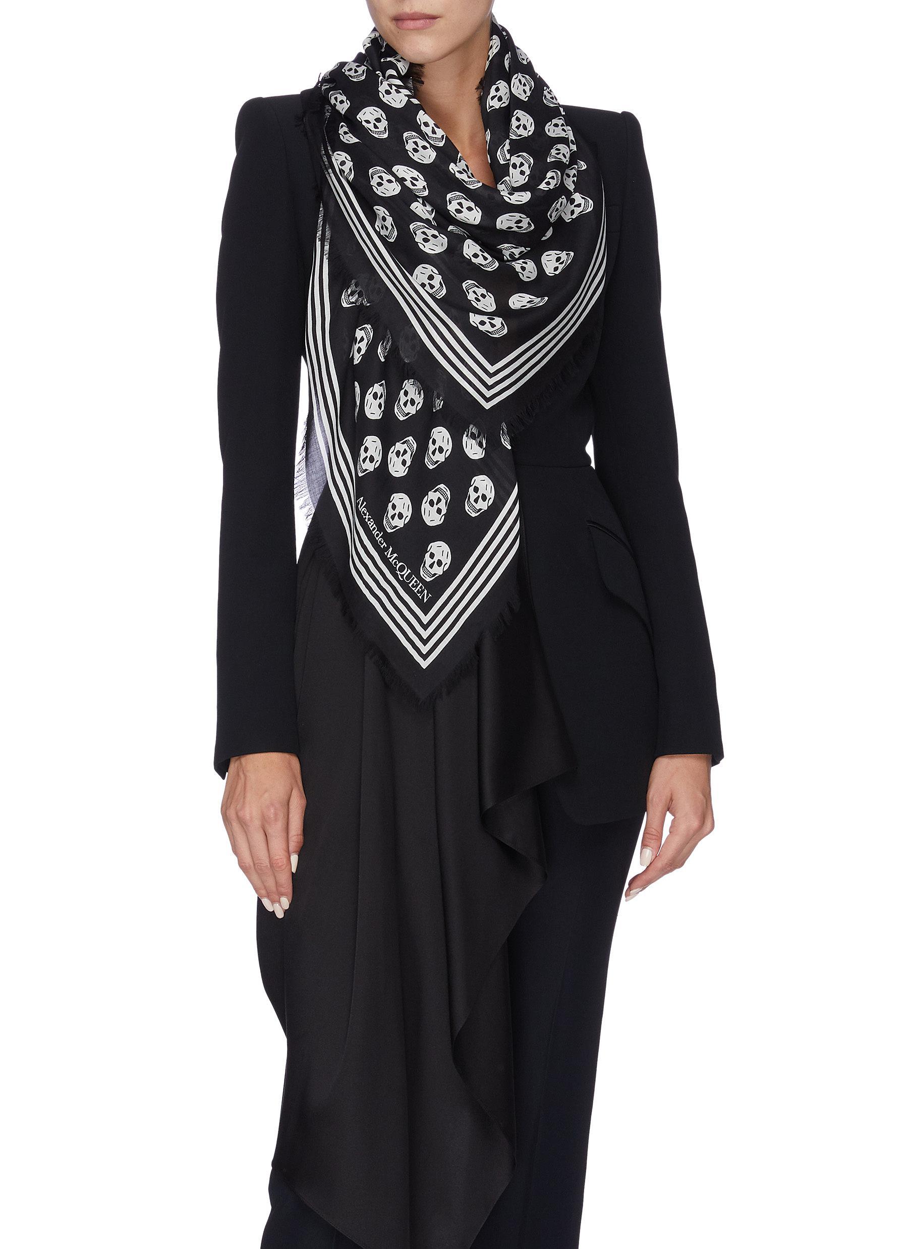 Alexander mcqueen biker skull scarf Clearance