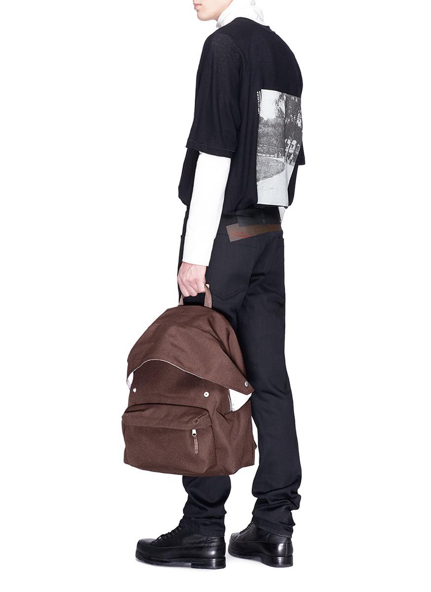 Eastpak X Raf Simons Padded Pak'r® Canvas Backpack in Brown for Men | Lyst