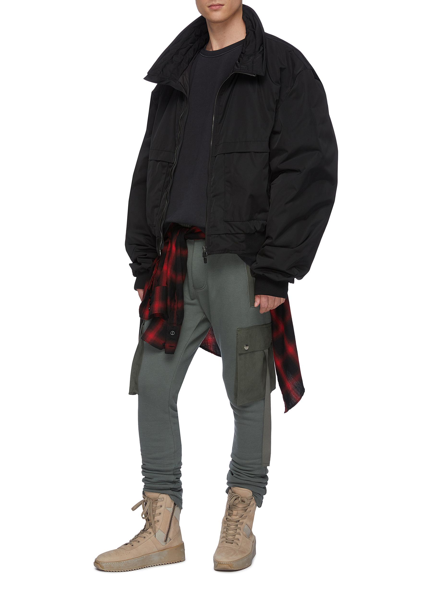 Fear Of God Front Pocket Ski Bomber Jacket in Black for Men | Lyst