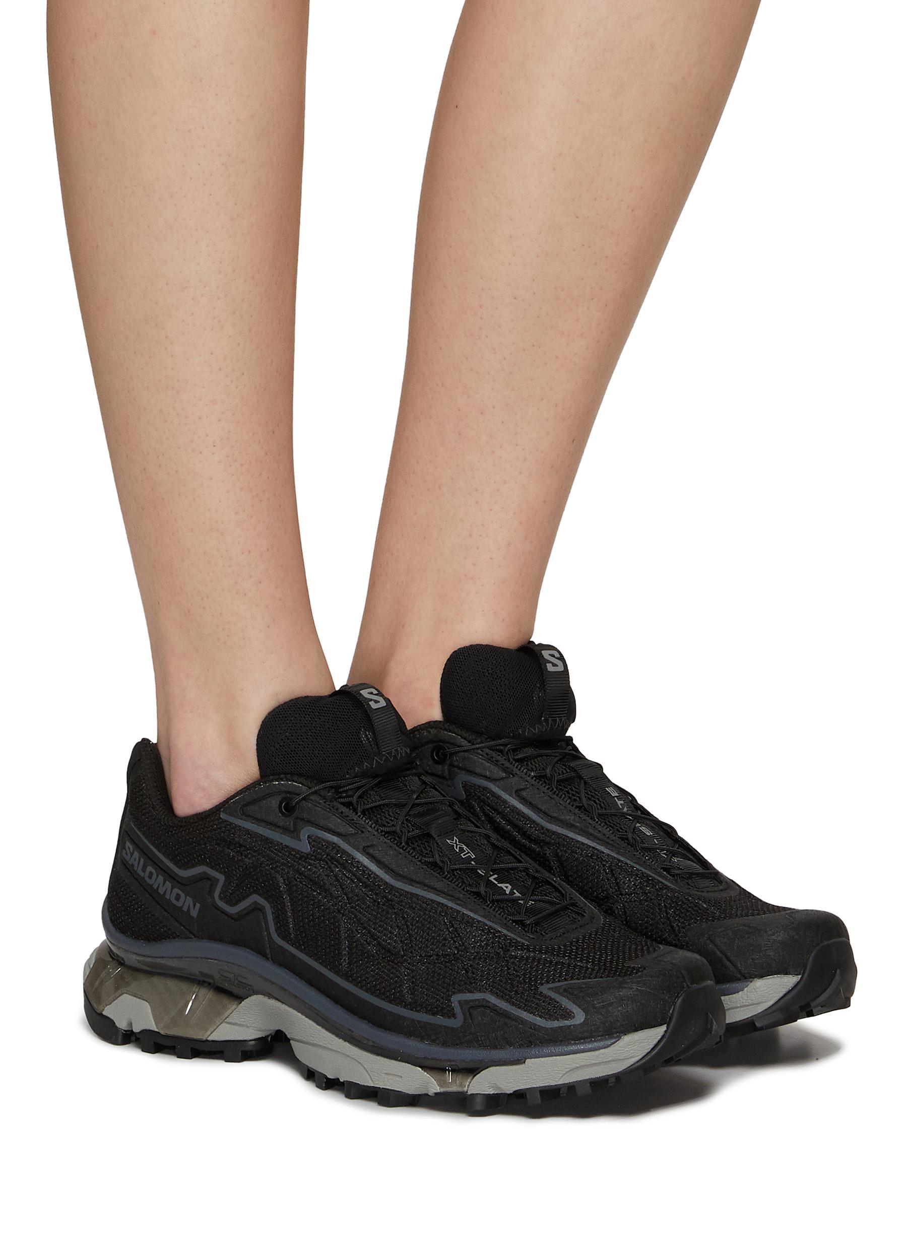 Salomon 'xt-slate Advanced' Low Top Lace Up Mesh Sneakers in Black | Lyst