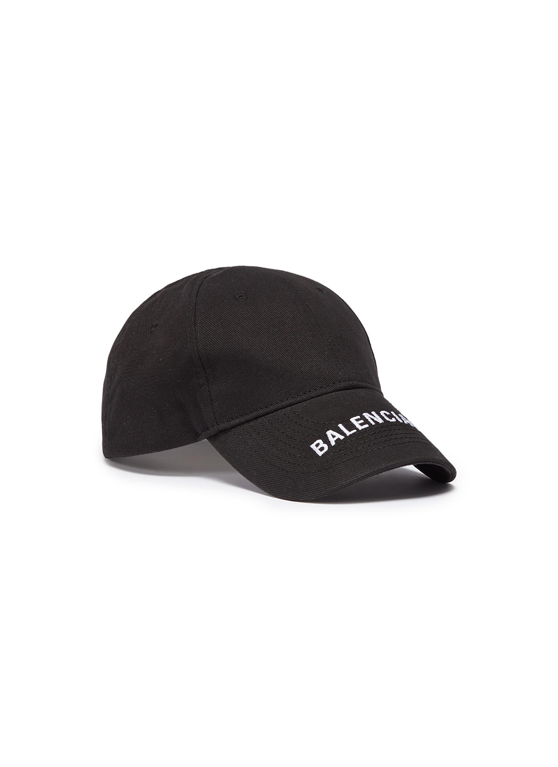 balenciaga black baseball cap