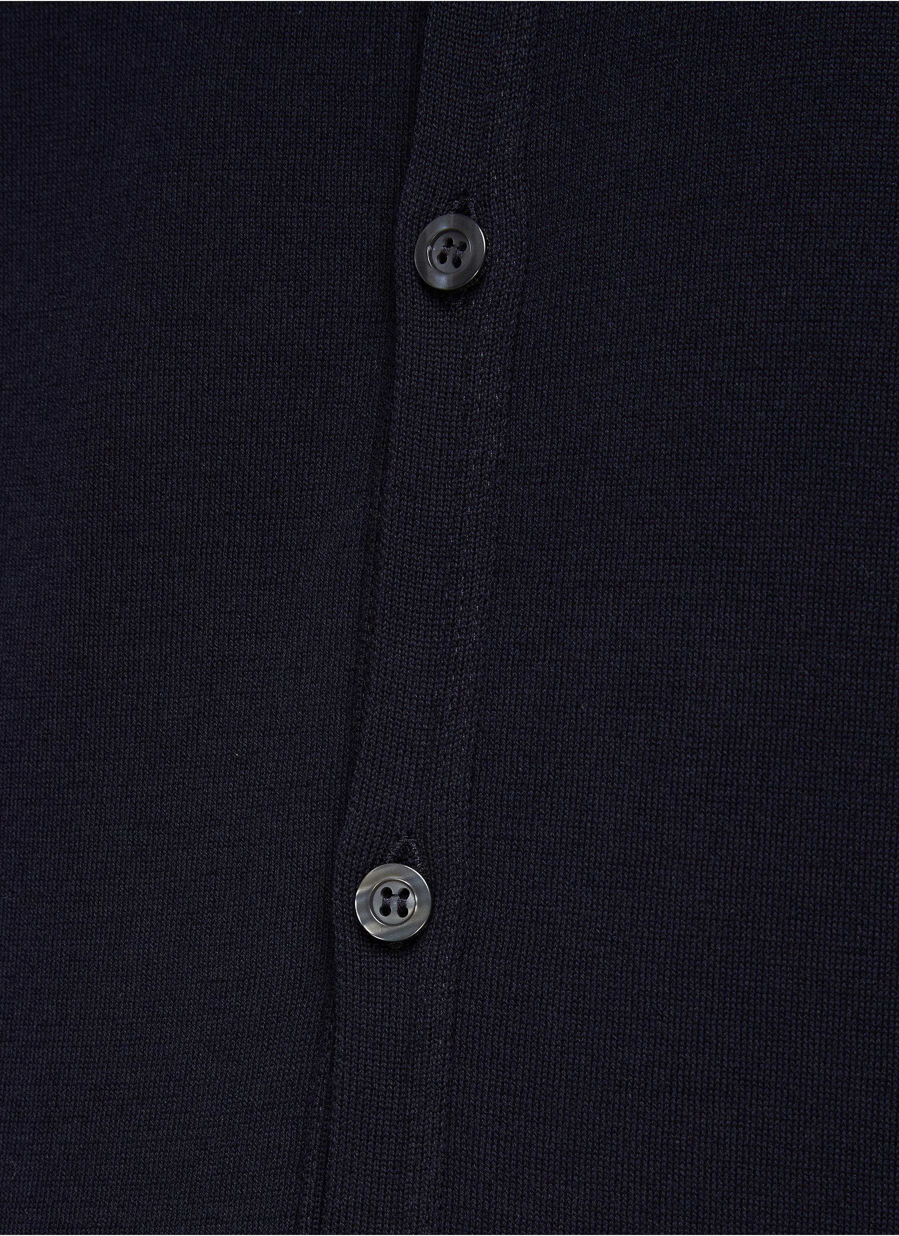 John Smedley 'whitchurch' V-neck Sea Island Cotton Knit Cardigan