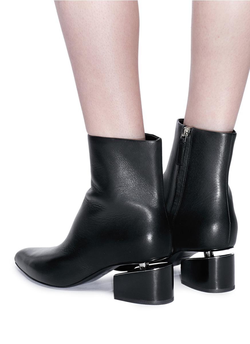 alexander wang jude low heel booties
