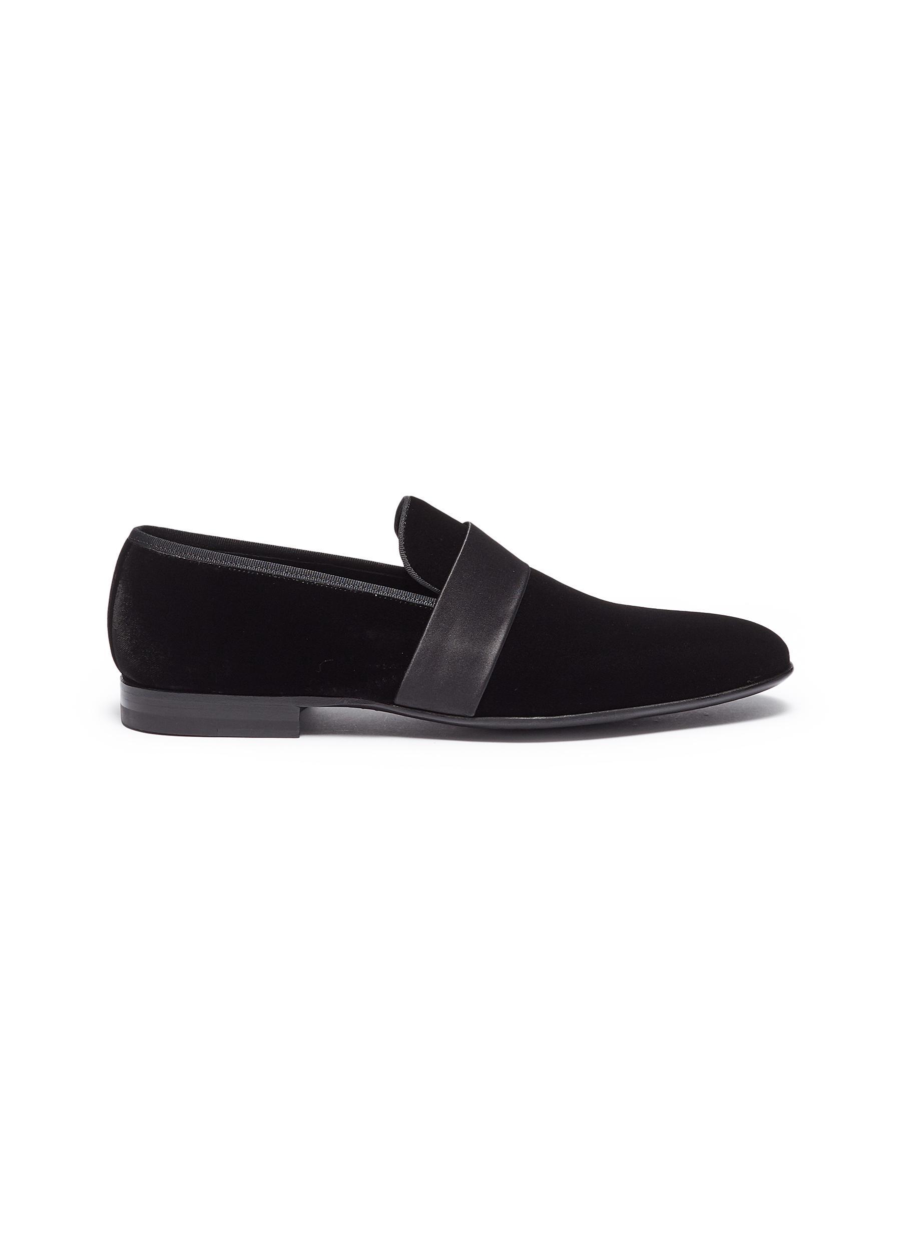 magnanni velvet loafers