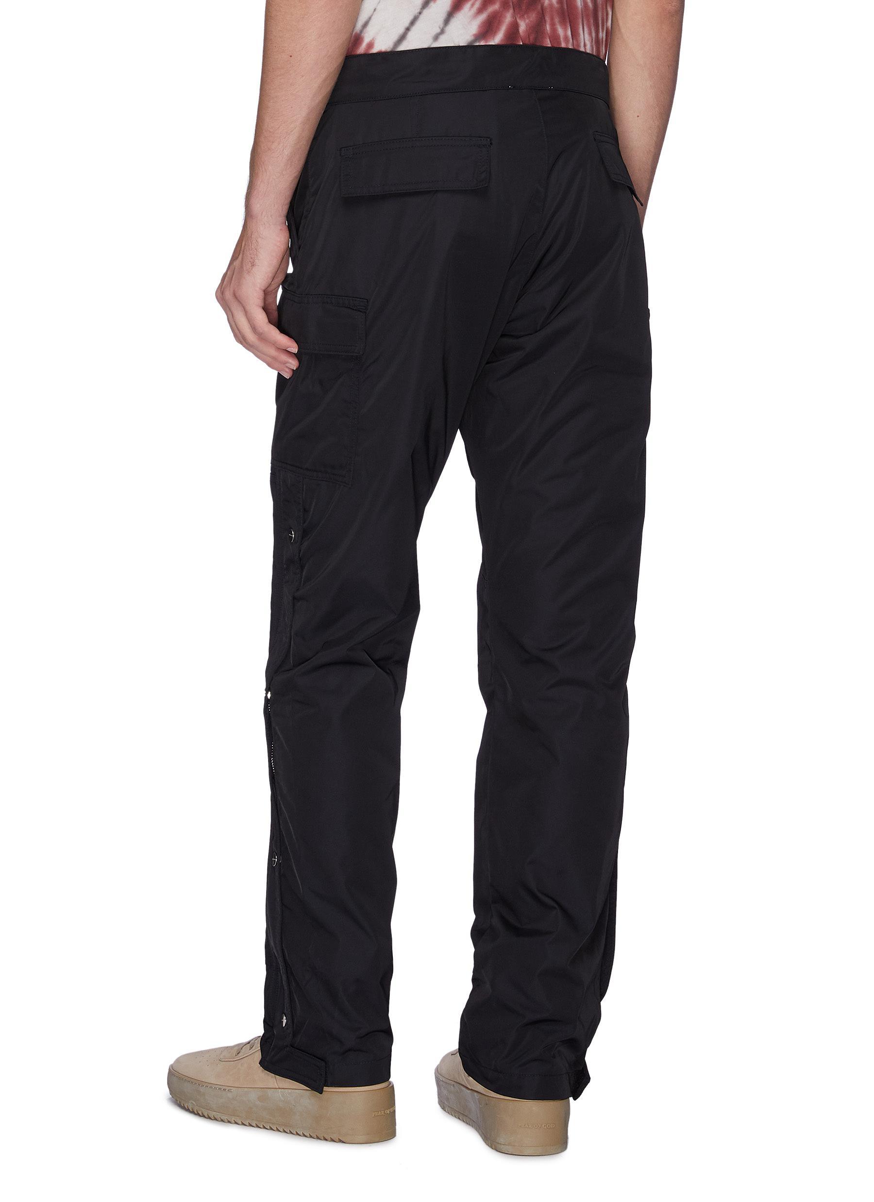 fear of god nylon cargo pants
