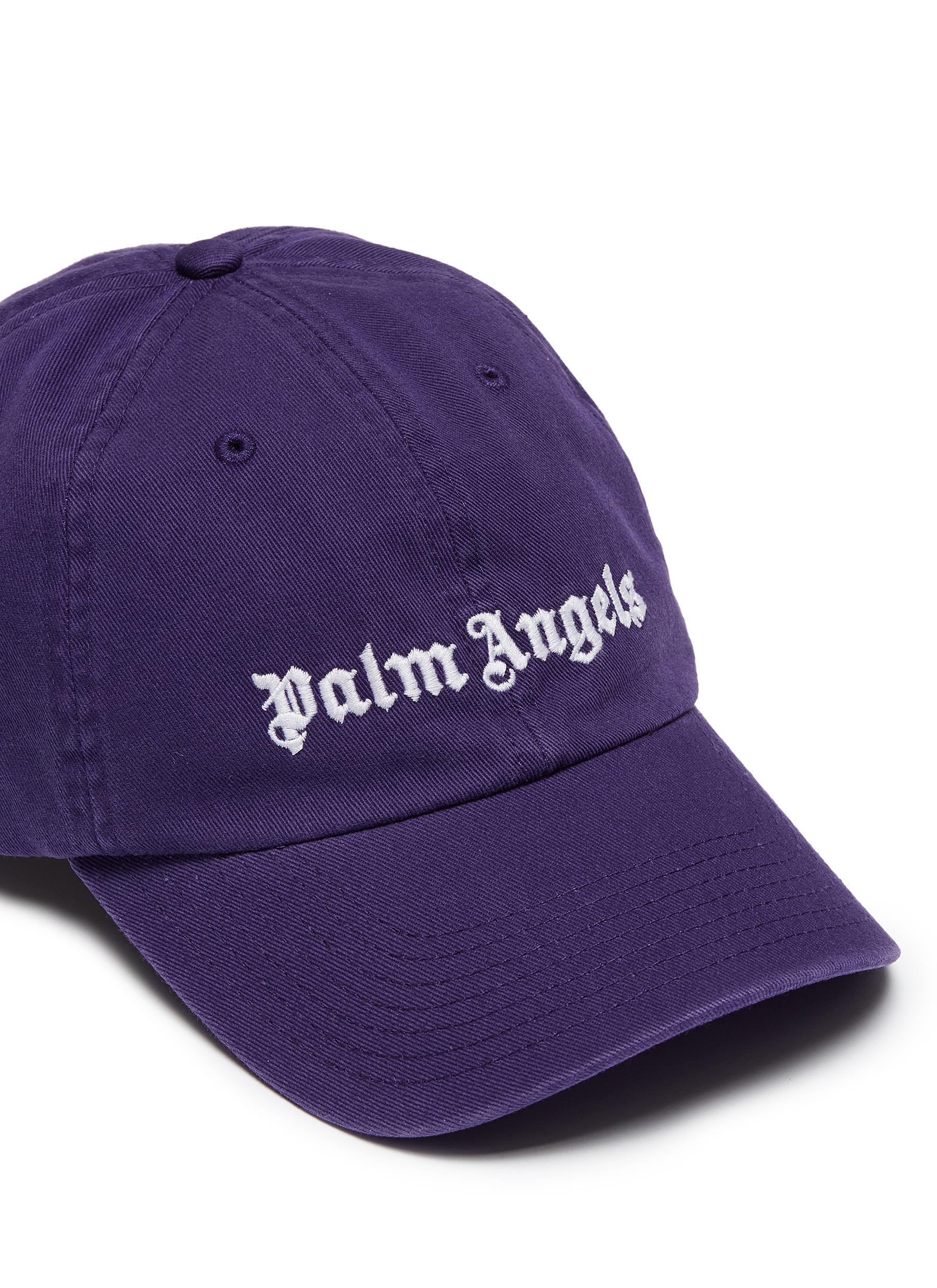 Palm Angels Cotton Classic Logo Cap in 